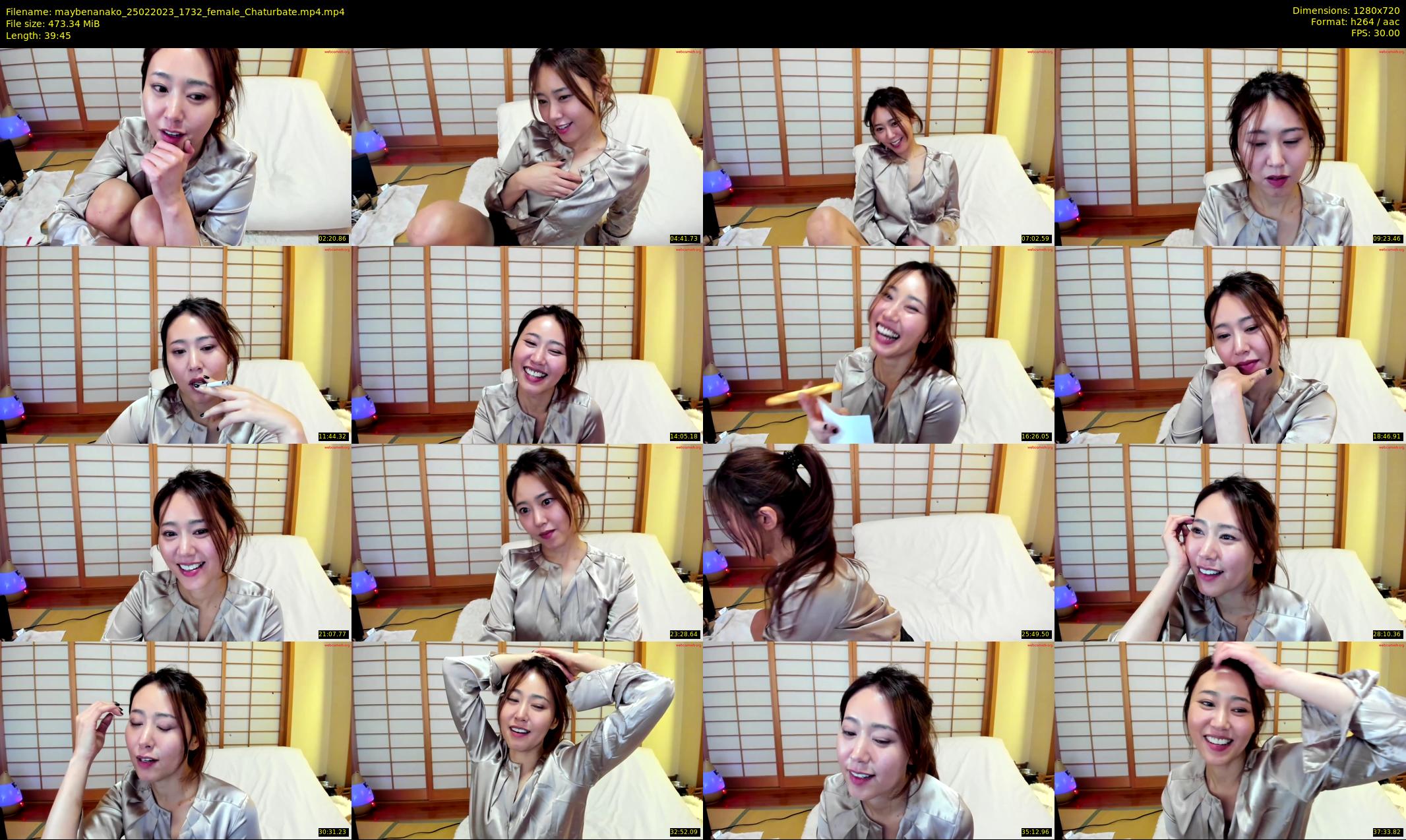 maybenanako — 40 minute Chaturbate female cam show recording, 720p, Feb 25, 2023