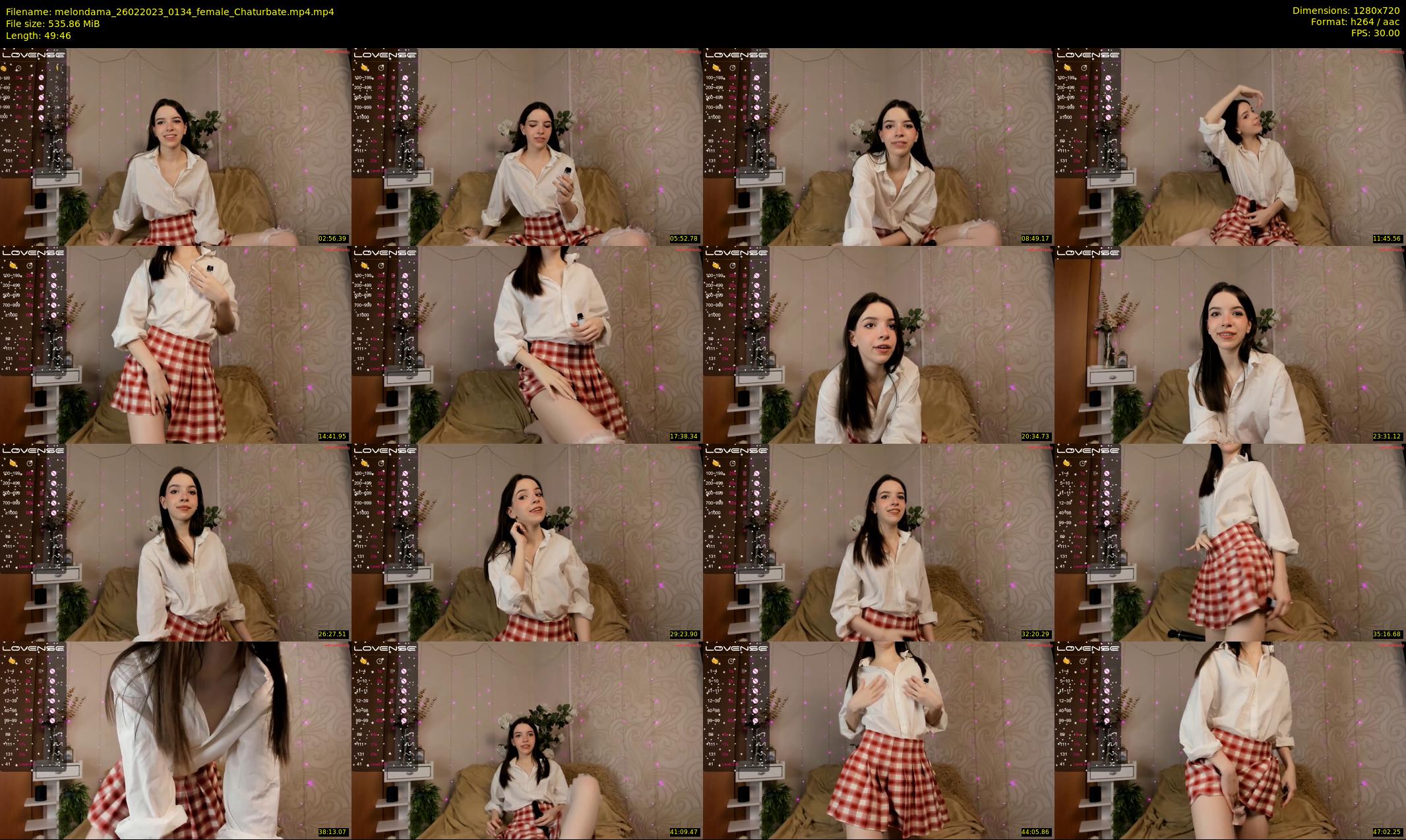 melondama — 50 minute Chaturbate female cam show recording, 720p, Feb 26, 2023