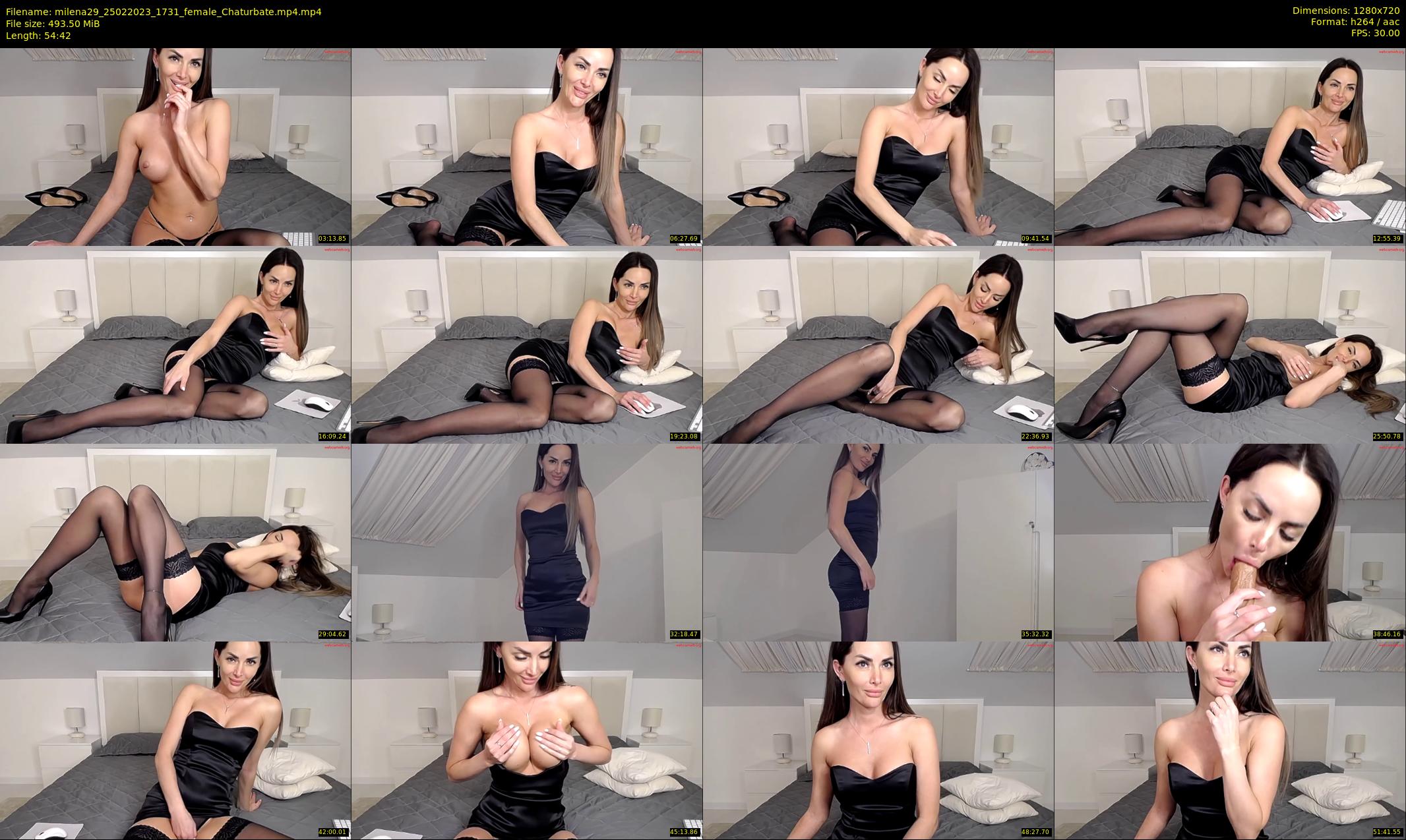 milena29 — 55 minute Chaturbate female cam show recording, 720p, Feb 25, 2023