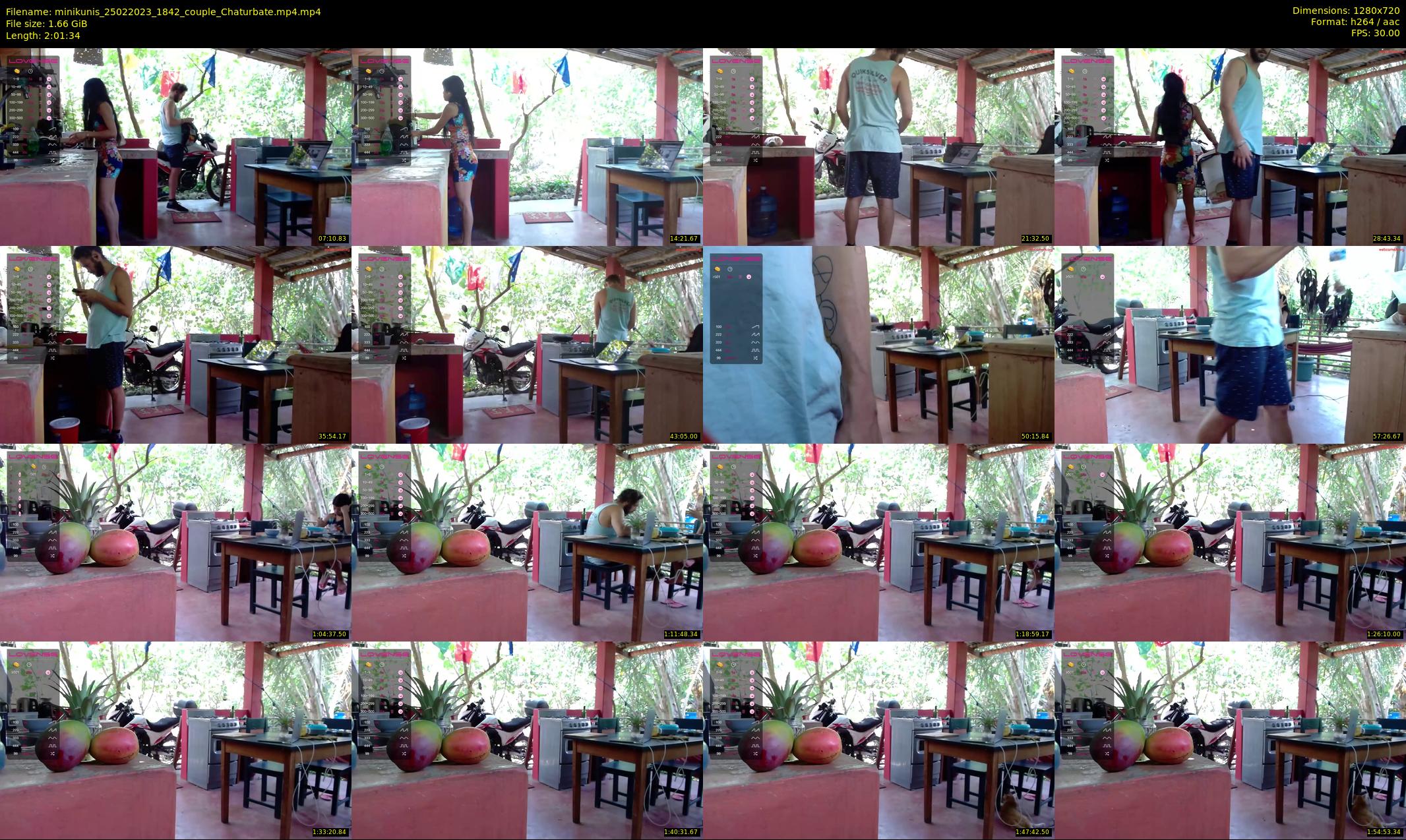 minikunis — 122 minute Chaturbate couple cam show recording, 720p, Feb 25, 2023