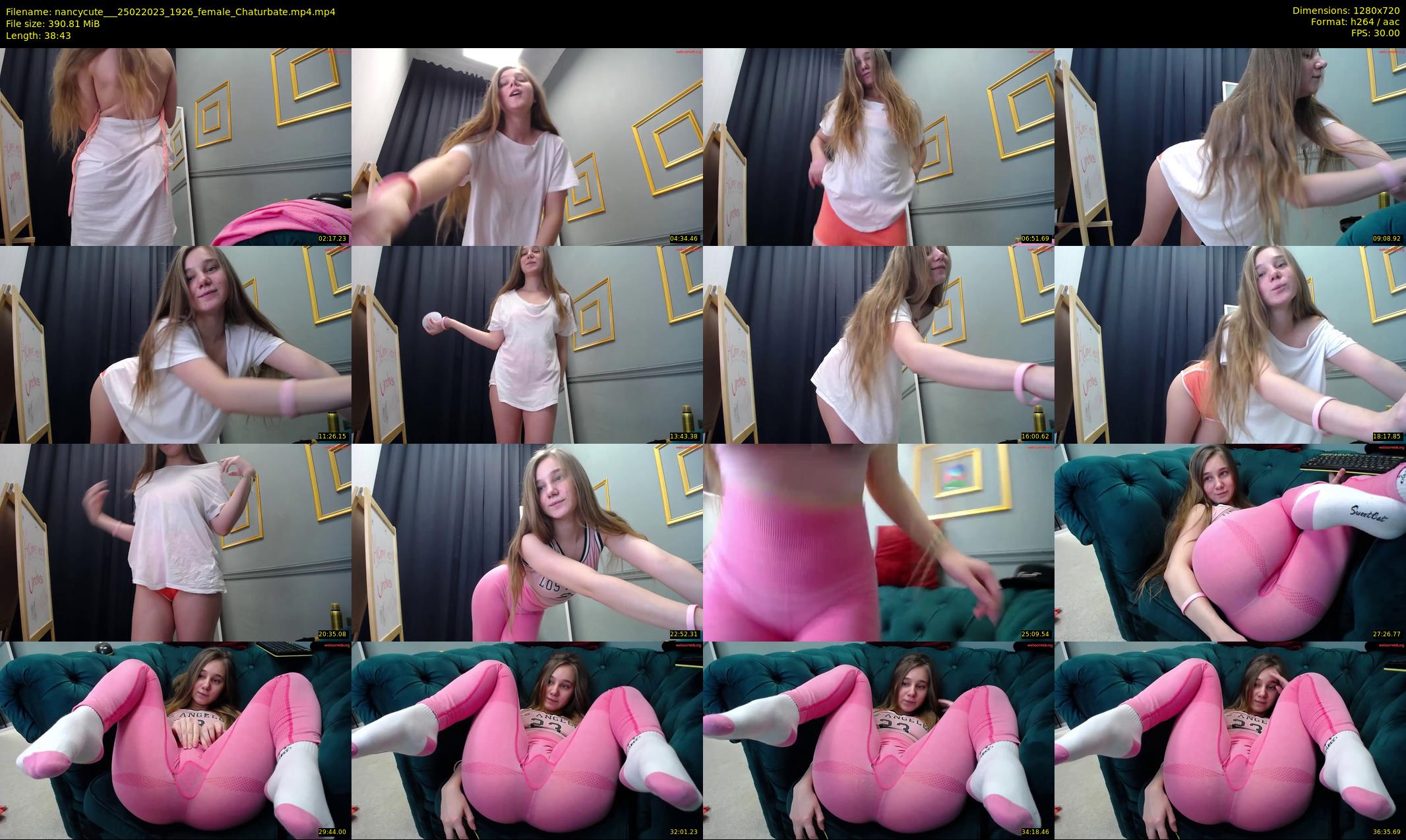 nancycute__ — 39 minute Chaturbate female cam show recording, 720p, Feb 25, 2023