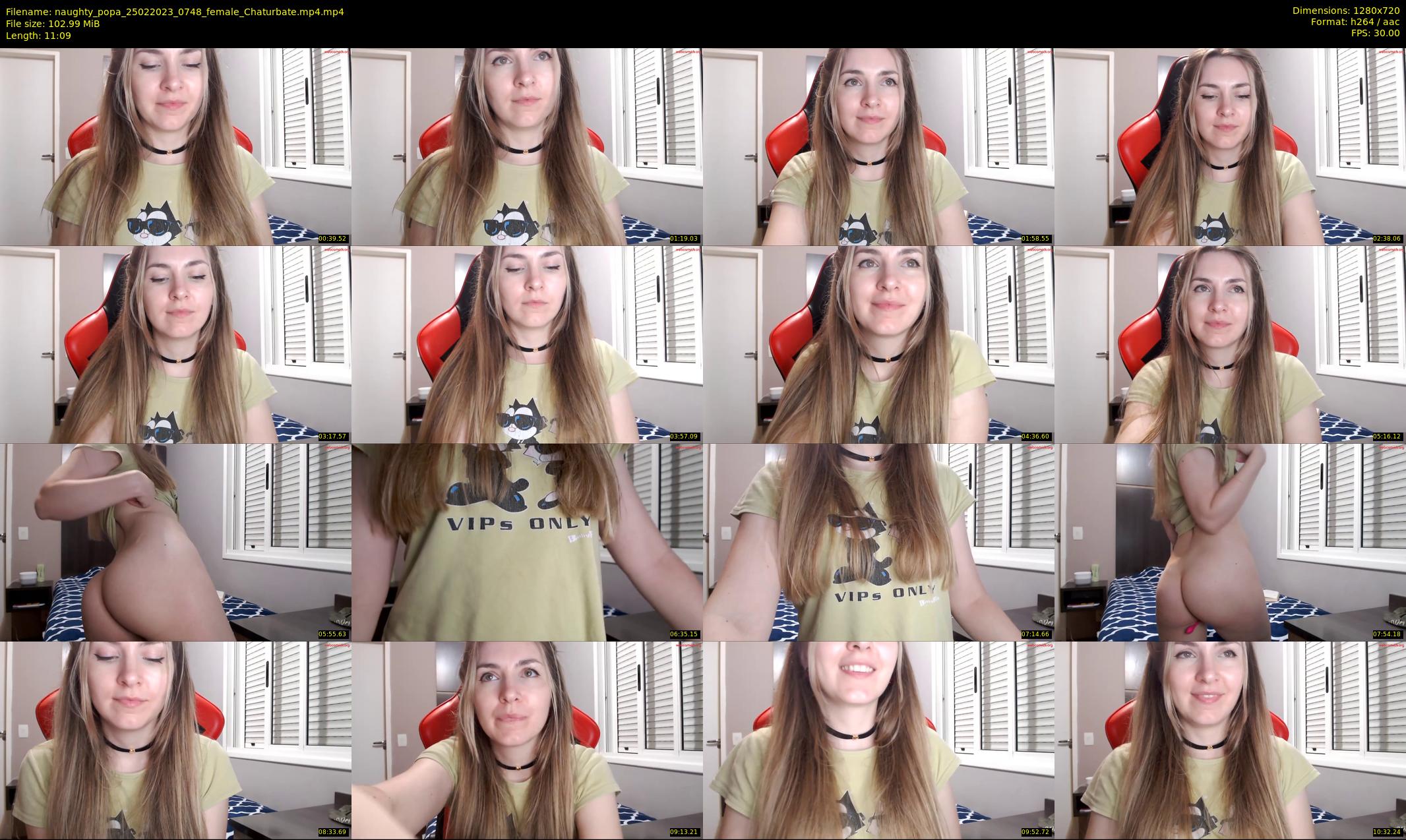 naughty_popa — 12 minute Chaturbate female cam show recording, 720p, Feb 25, 2023