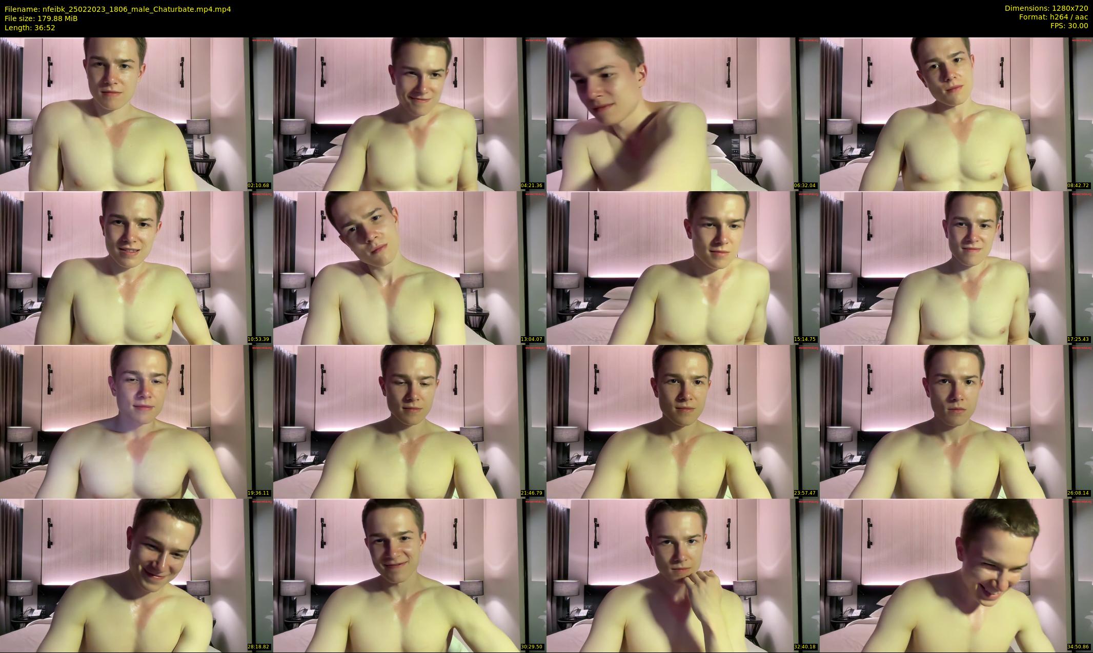nfeibk — 37 minute Chaturbate male cam show recording, 720p, Feb 25, 2023