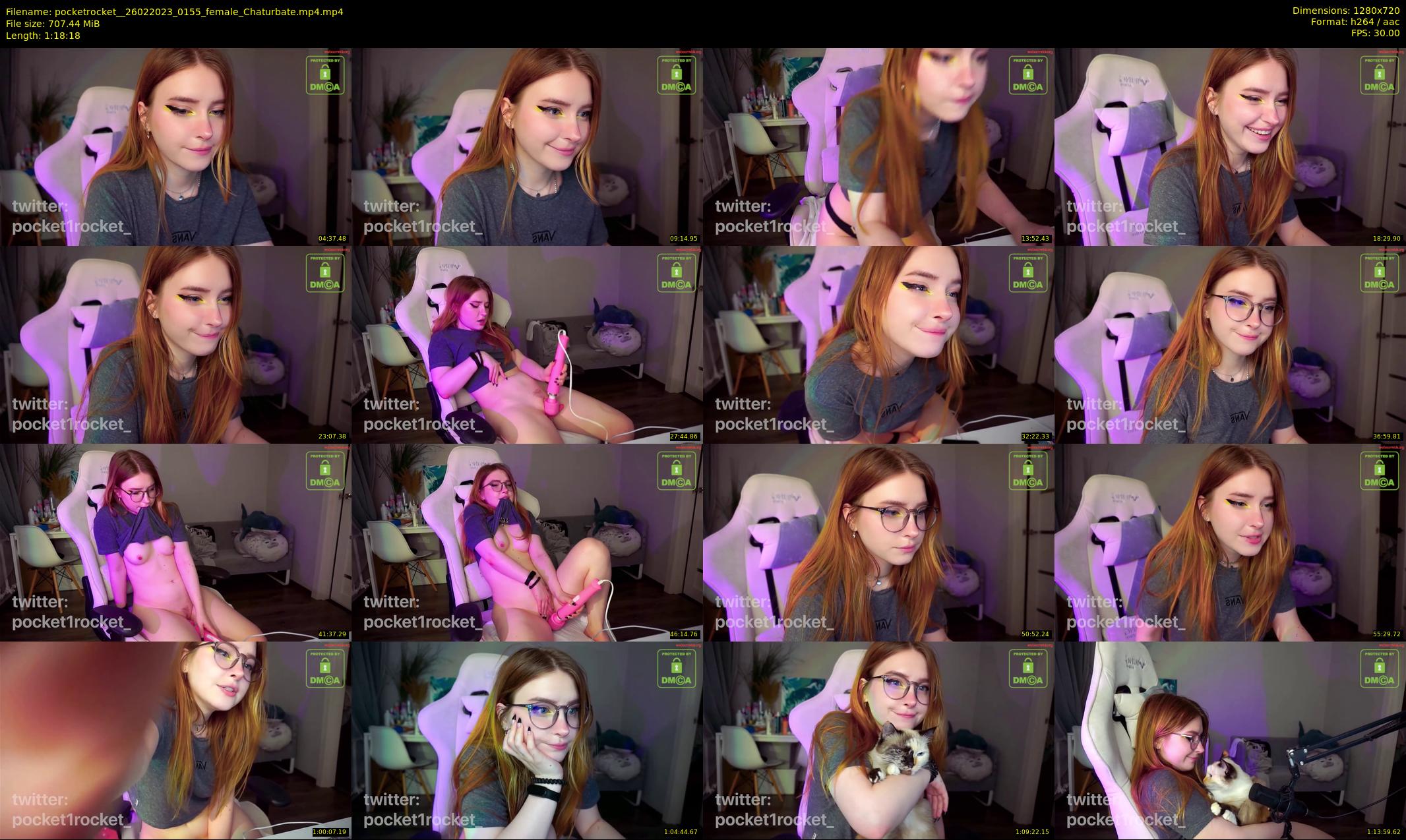 pocketrocket_ — 79 minute Chaturbate female cam show recording, 720p, Feb 26, 2023