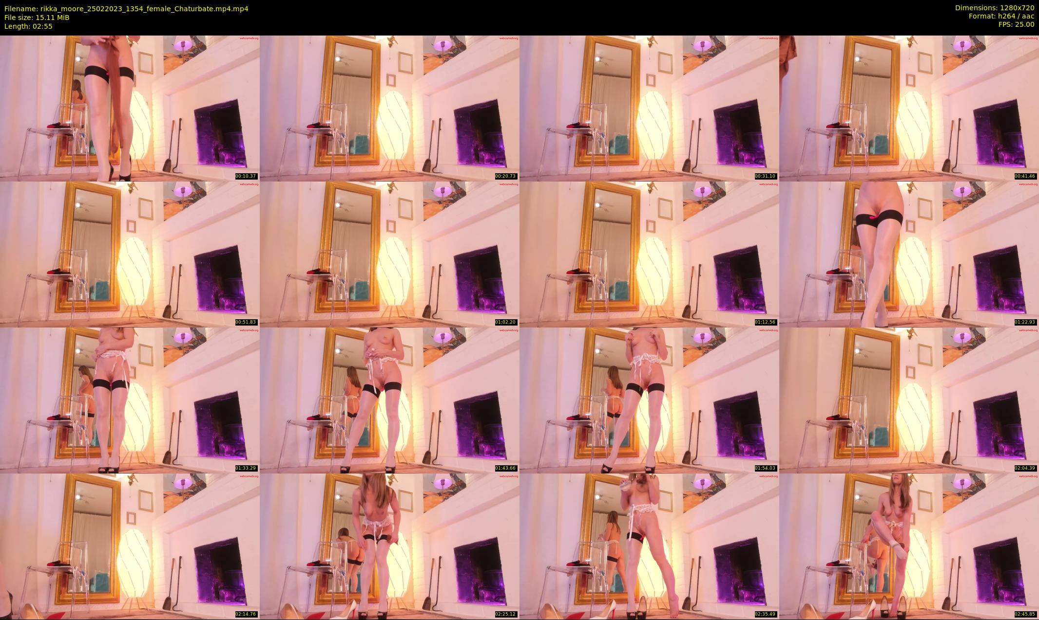 rikka_moore — 3 minute Chaturbate female cam show recording, 720p, Feb 25, 2023