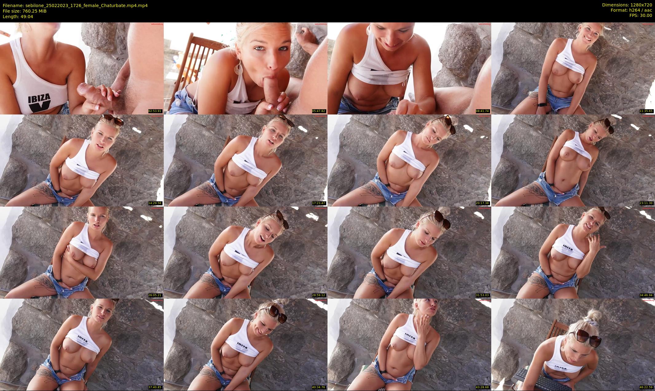 sebilone — 50 minute Chaturbate couple cam show recording, 720p, Feb 25, 2023
