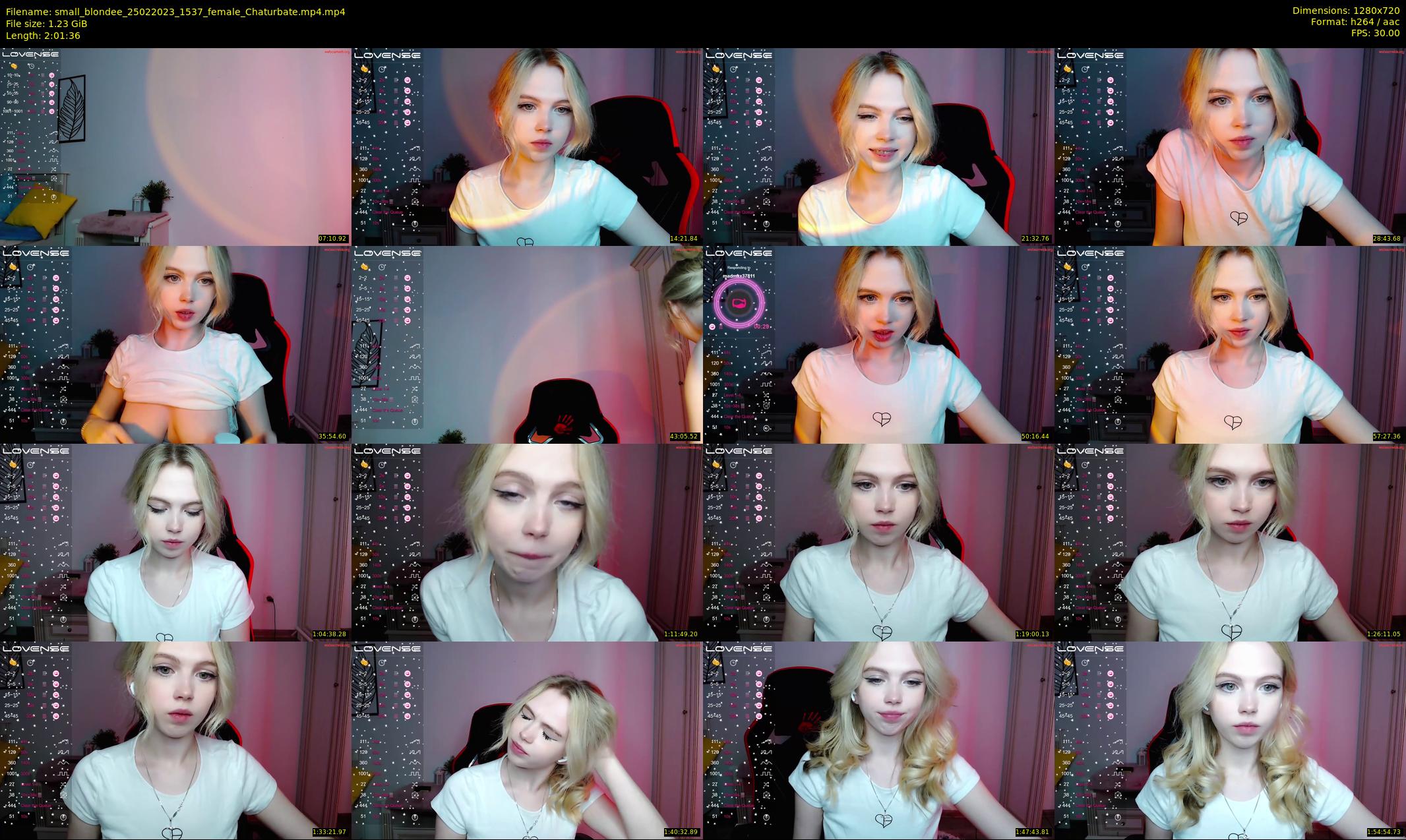 small_blondee — 122 minute Chaturbate female cam show recording, 720p, Feb 25, 2023