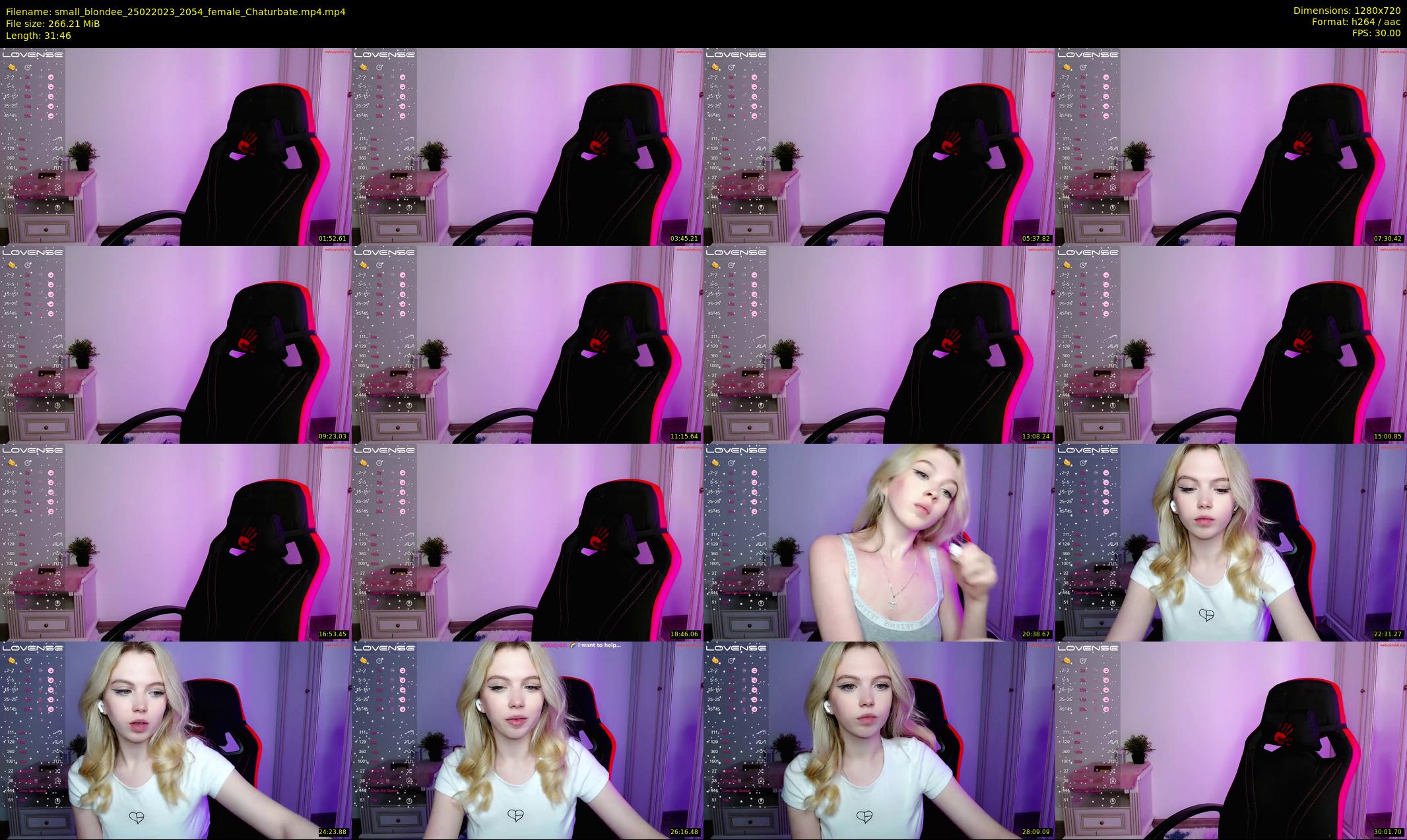 small_blondee — 32 minute Chaturbate female cam show recording, 720p, Feb 25, 2023
