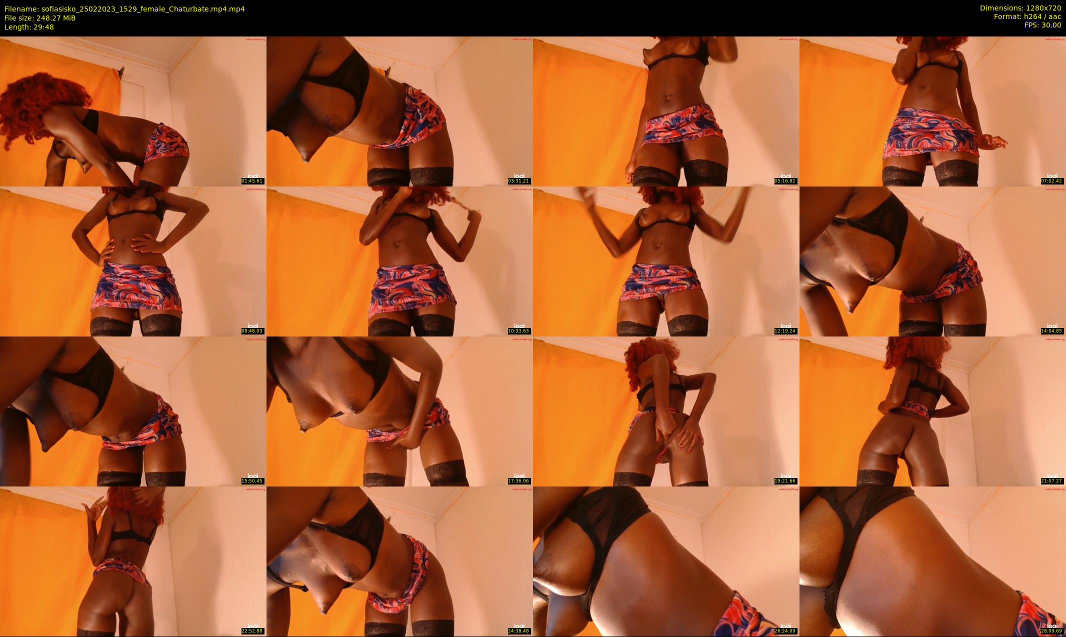sofiasisko — 30 minute Chaturbate female cam show recording, 720p, Feb 25, 2023