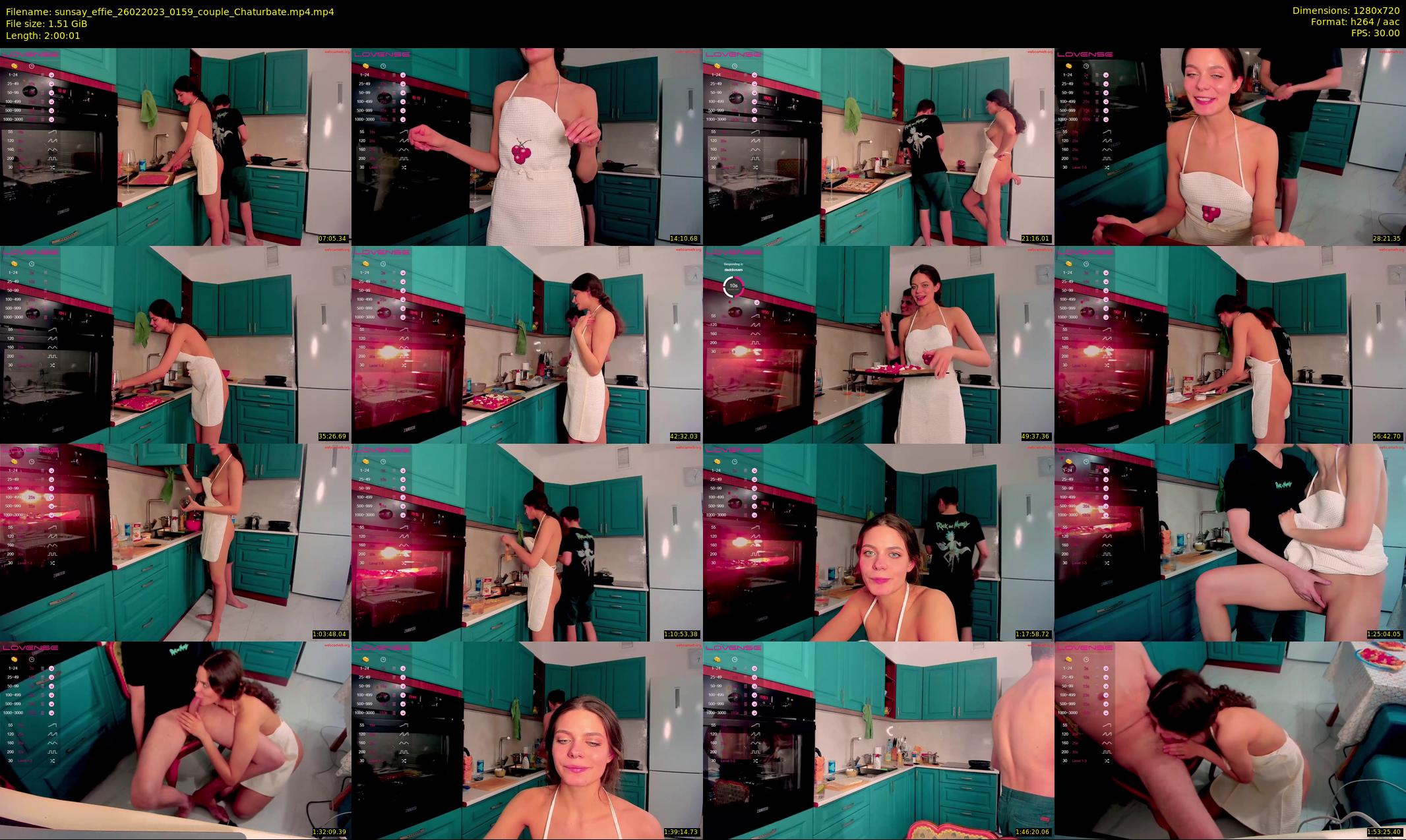 sunsay_effie — 121 minute Chaturbate couple cam show recording, 720p, Feb 26, 2023