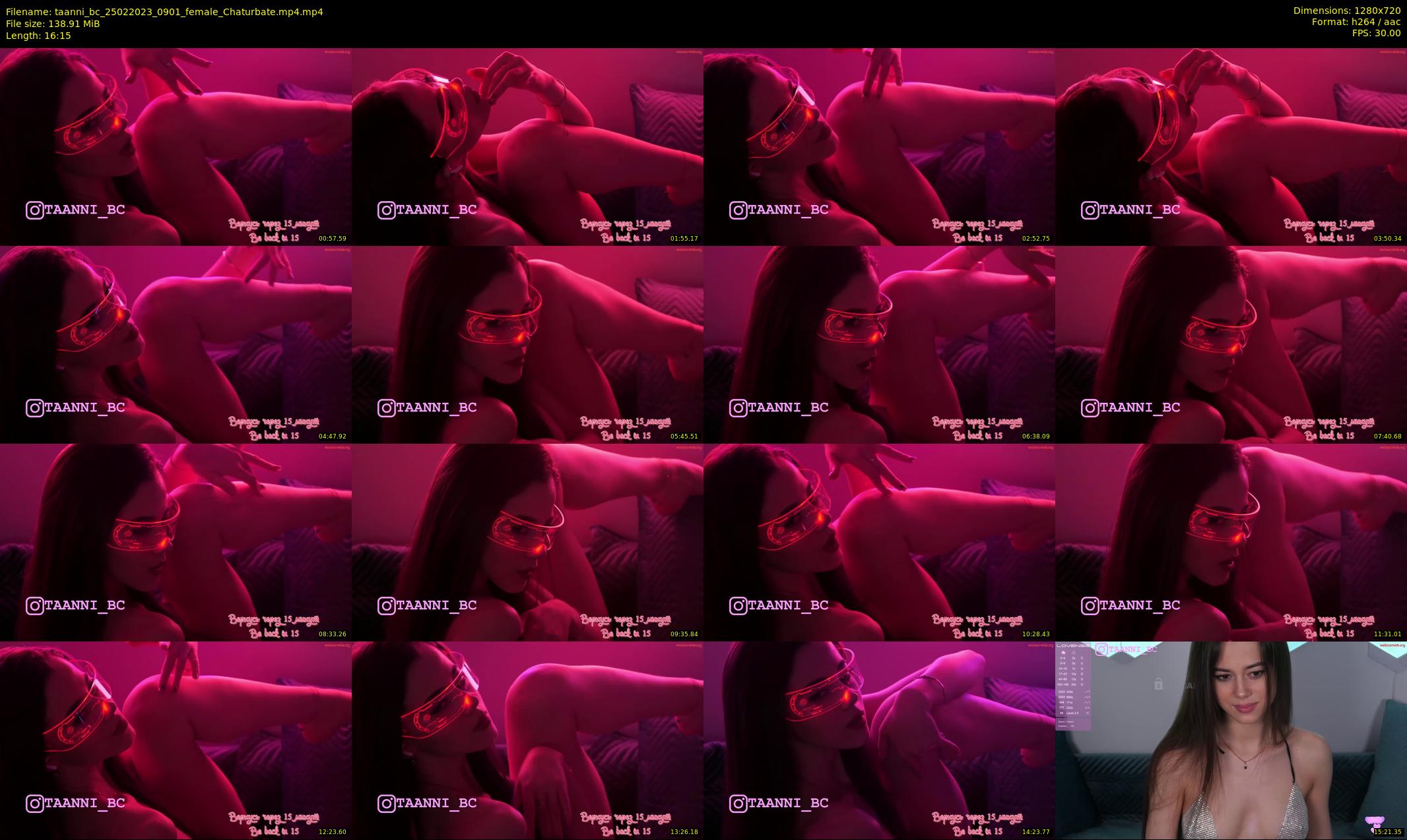 taanni_bc — 17 minute Chaturbate female cam show recording, 720p, Feb 25, 2023