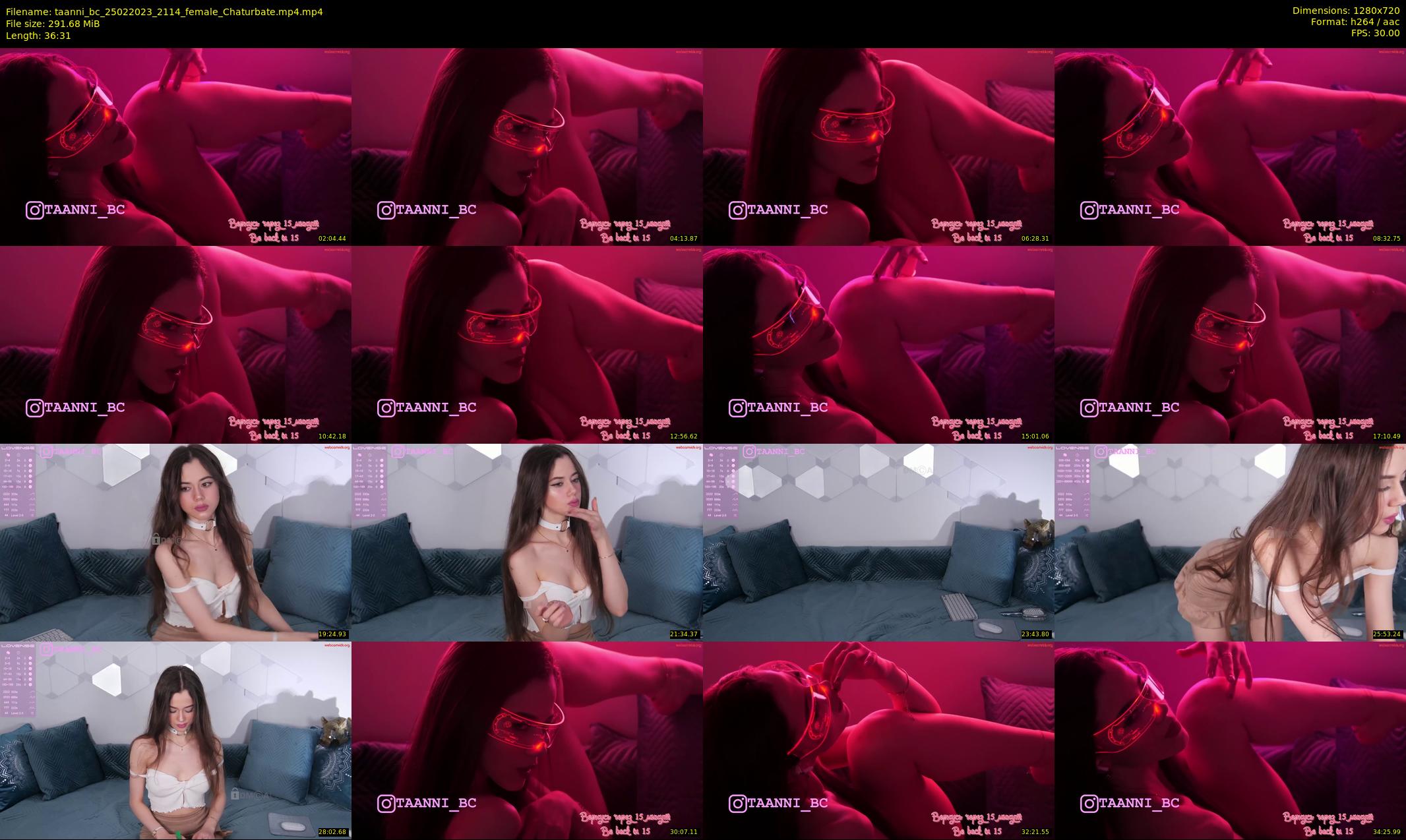 taanni_bc — 37 minute Chaturbate female cam show recording, 720p, Feb 25, 2023
