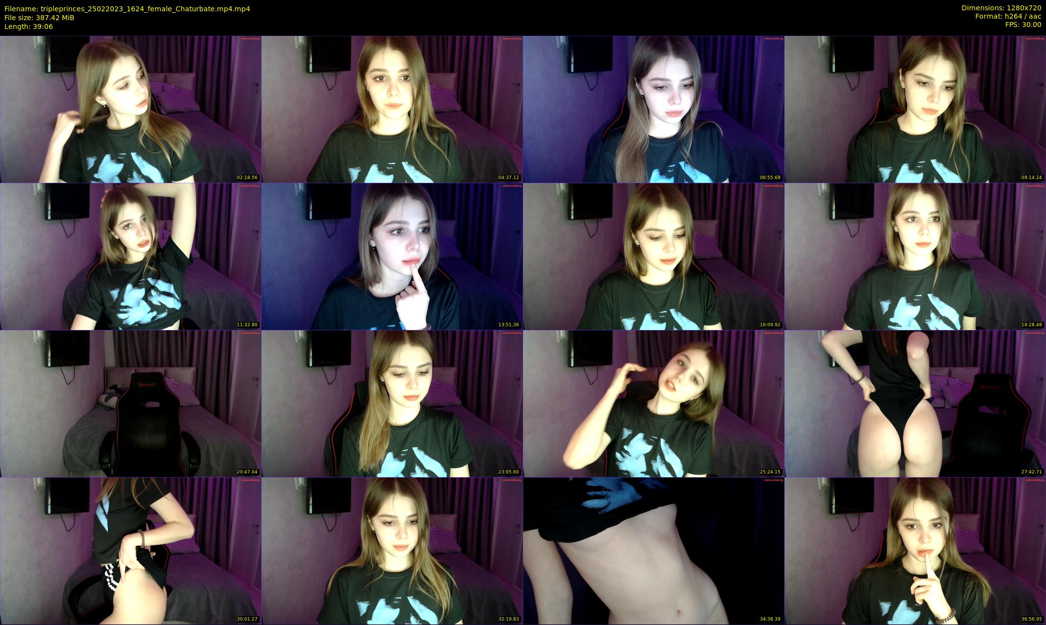 tripleprinces — 40 minute Chaturbate female cam show recording, 720p, Feb 25, 2023