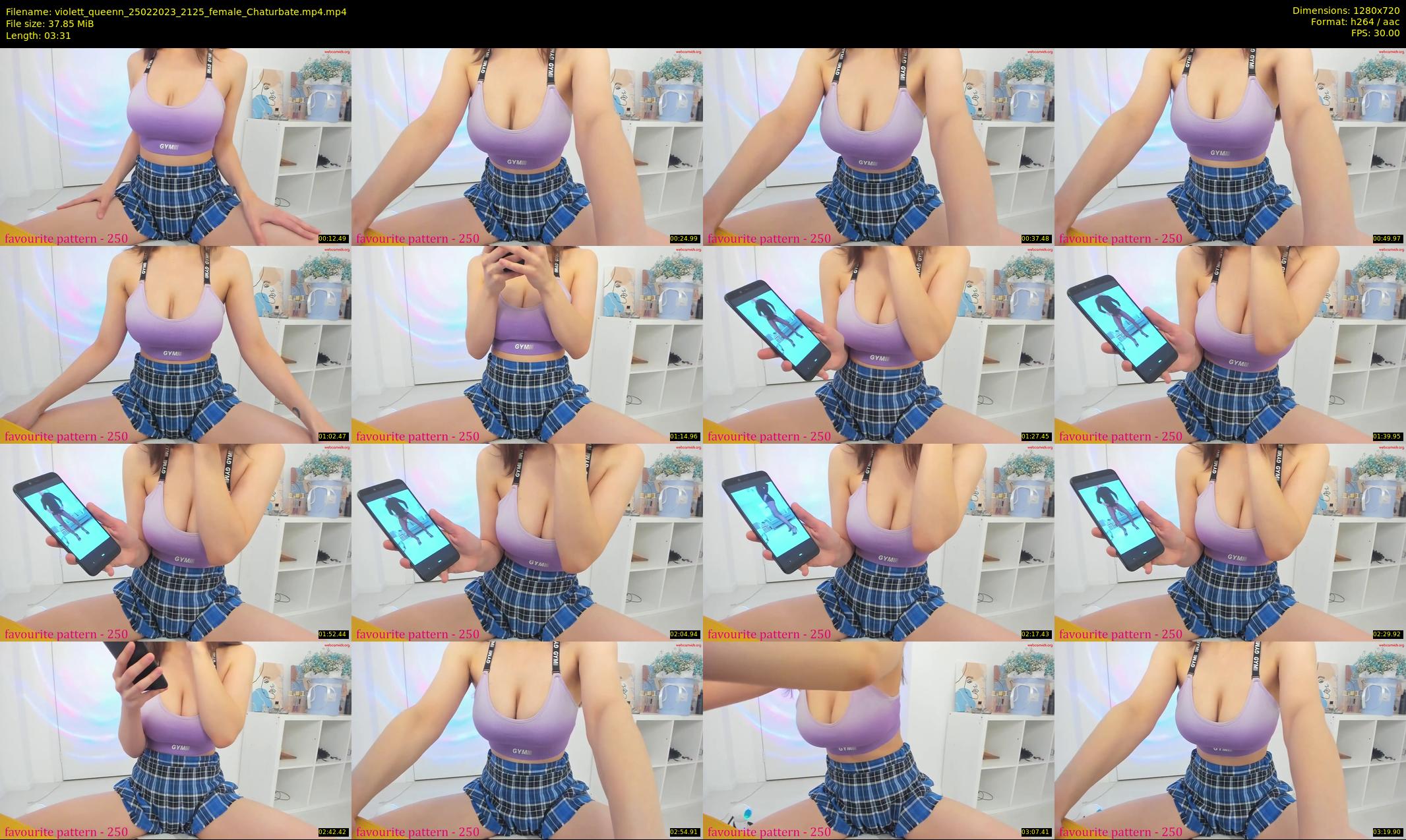 violett_queenn — 4 minute Chaturbate female cam show recording, 720p, Feb 25, 2023