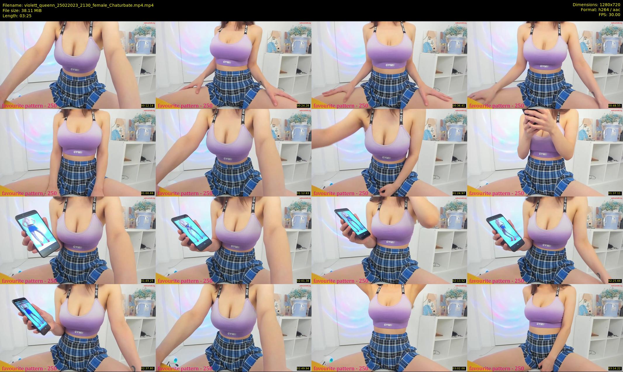 violett_queenn — 4 minute Chaturbate female cam show recording, 720p, Feb 25, 2023