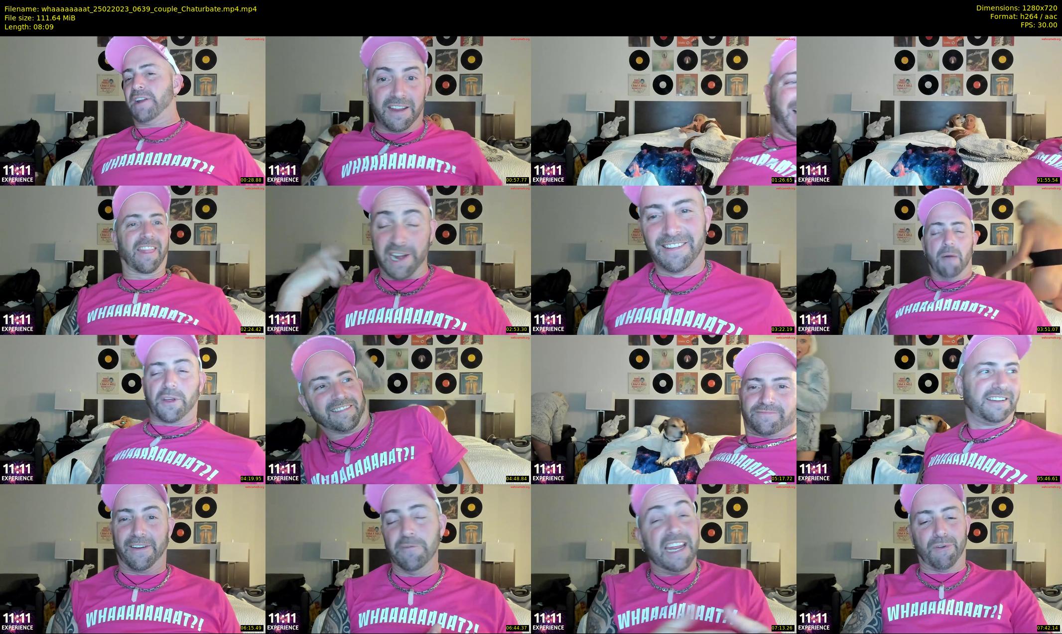 whaaaaaaaat — 9 minute Chaturbate couple cam show recording, 720p, Feb 25, 2023