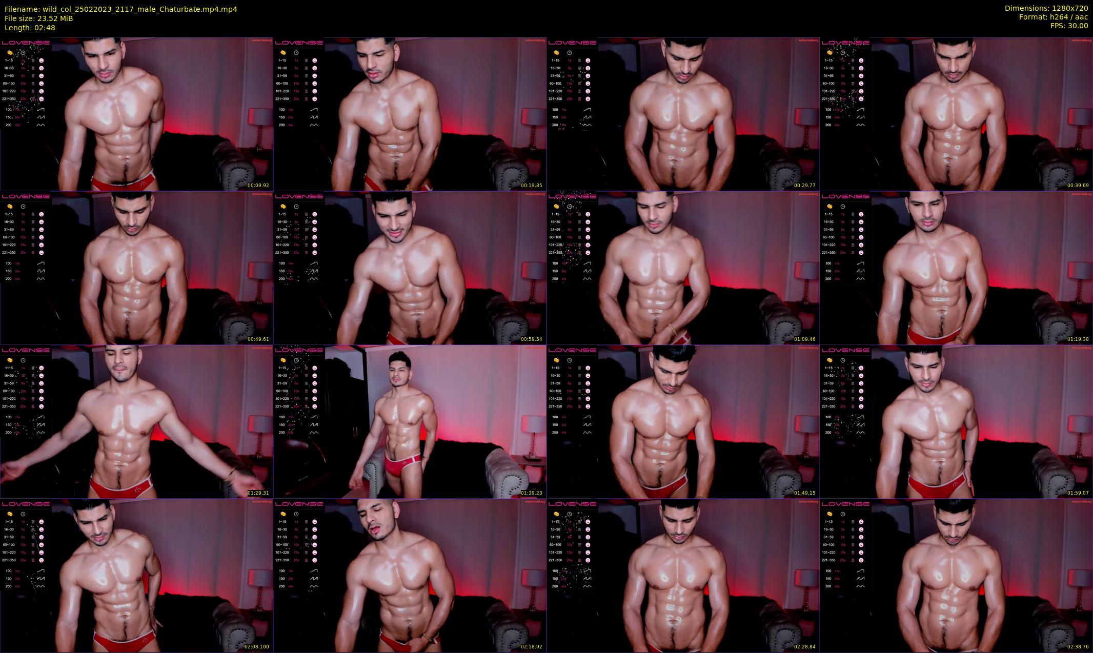 wild_col — 3 minute Chaturbate male cam show recording, 720p, Feb 25, 2023