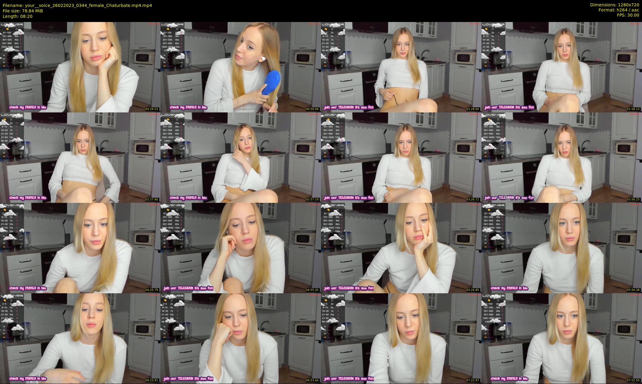 your__voice — 9 minute Chaturbate female cam show recording, 720p, Feb 26, 2023