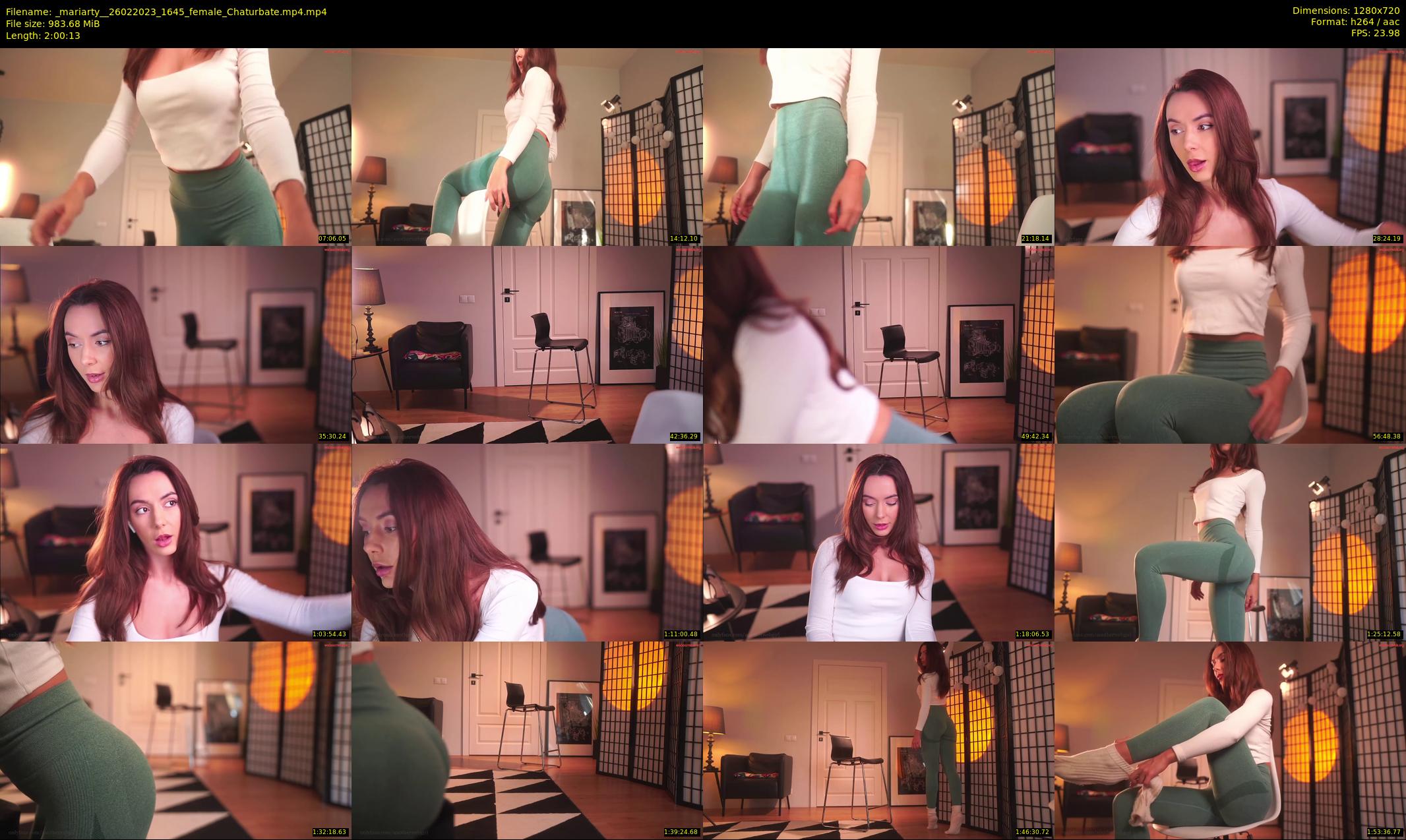 _mariarty_ — 121 minute Chaturbate female cam show recording, 720p, Feb 26, 2023