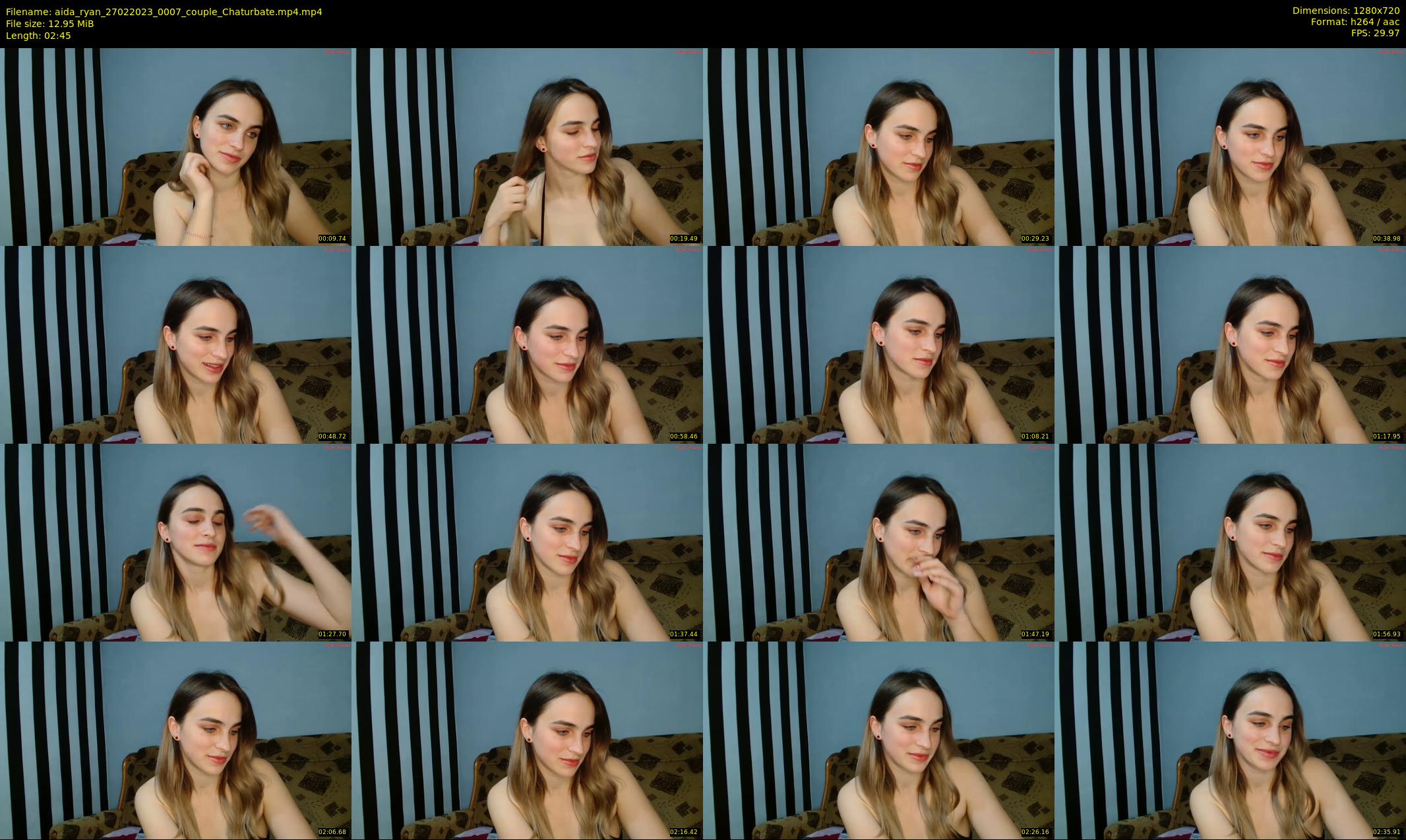 aida_ryan — 3 minute Chaturbate couple cam show recording, 720p, Feb 27, 2023