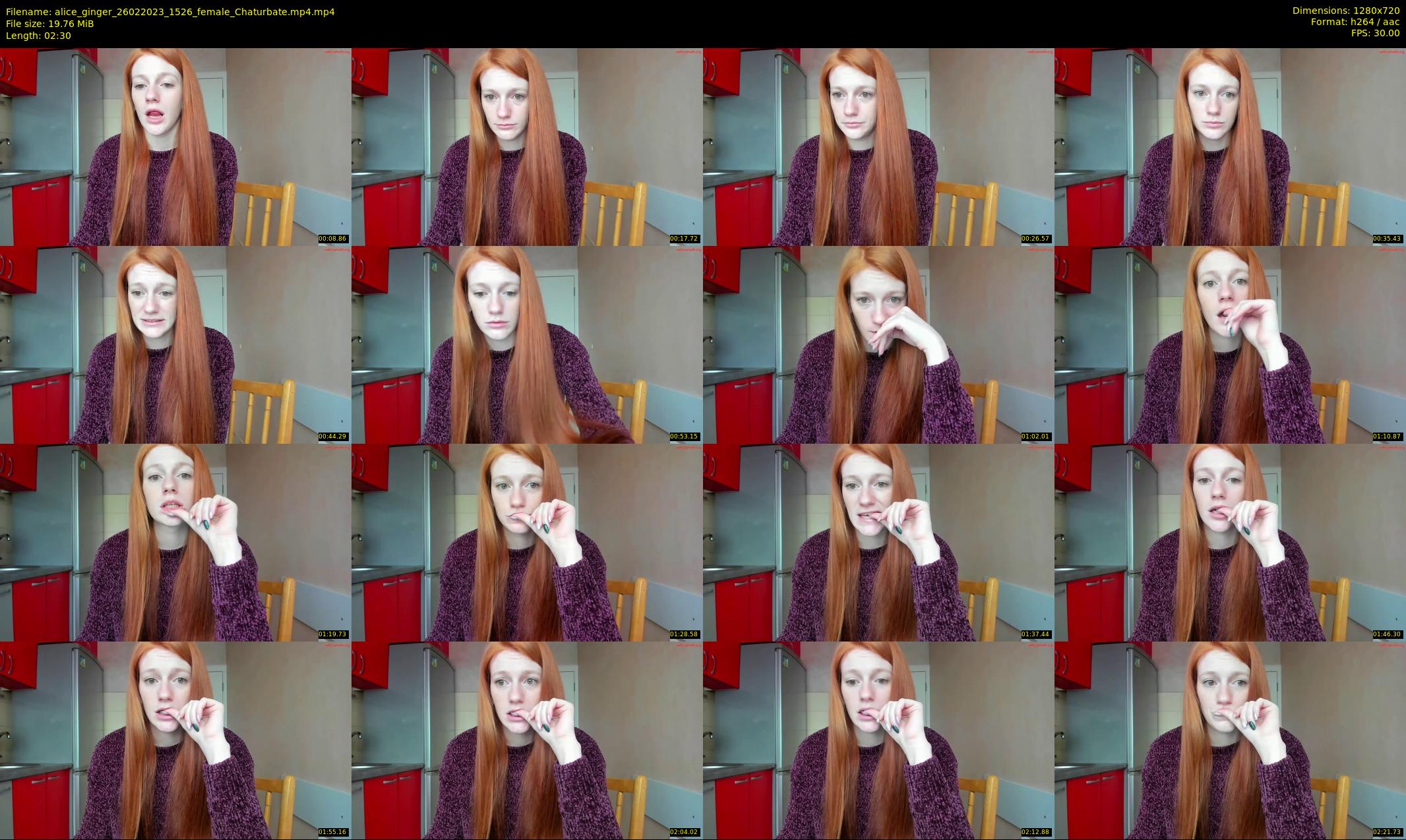 alice_ginger — 3 minute Chaturbate female cam show recording, 720p, Feb 26, 2023