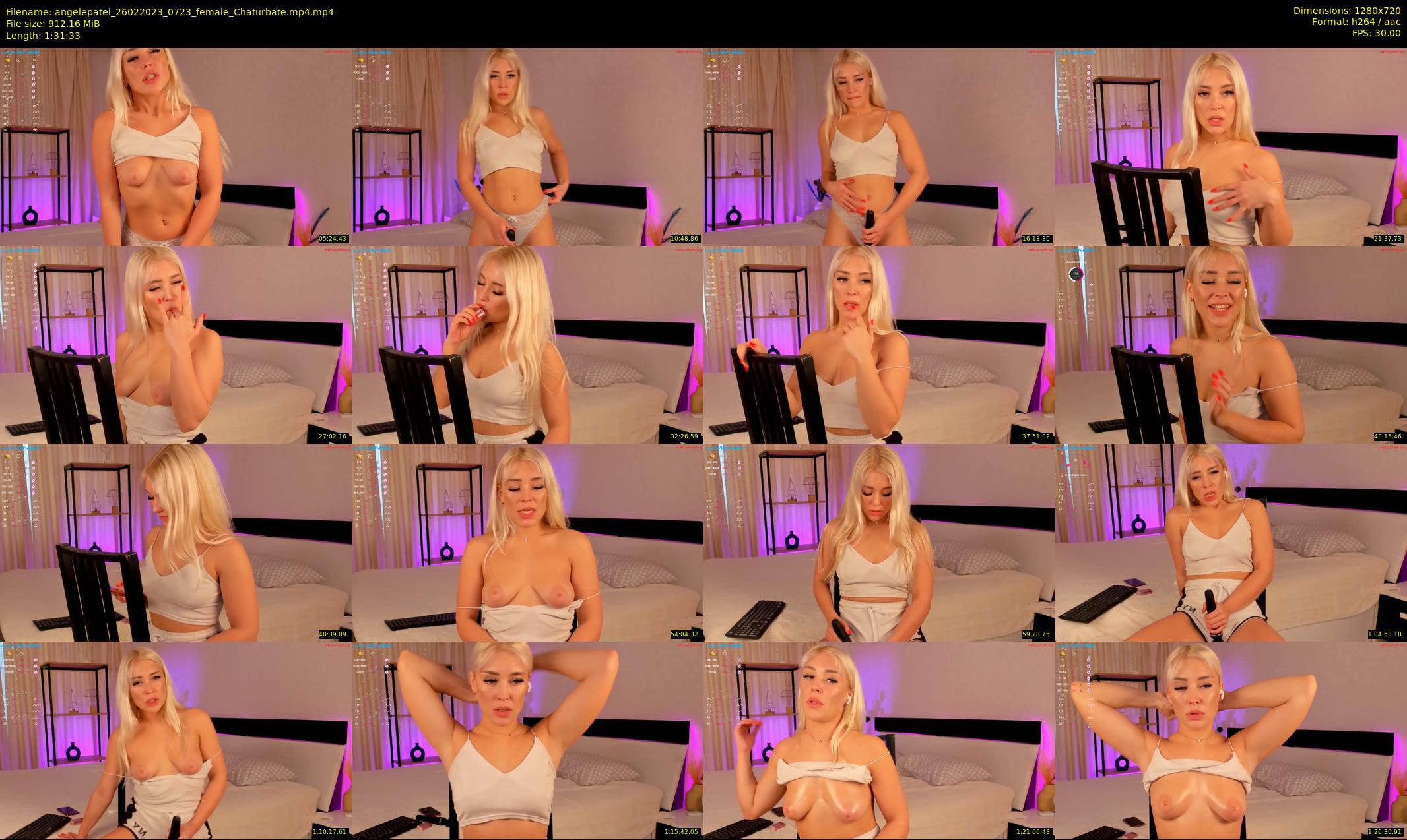 angelepatel — 92 minute Chaturbate female cam show recording, 720p, Feb 26, 2023