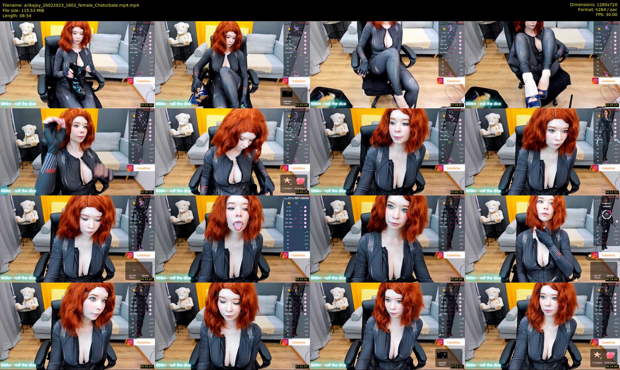 arikajoy — 9 minute Chaturbate female cam show recording, 720p, Feb 26, 2023