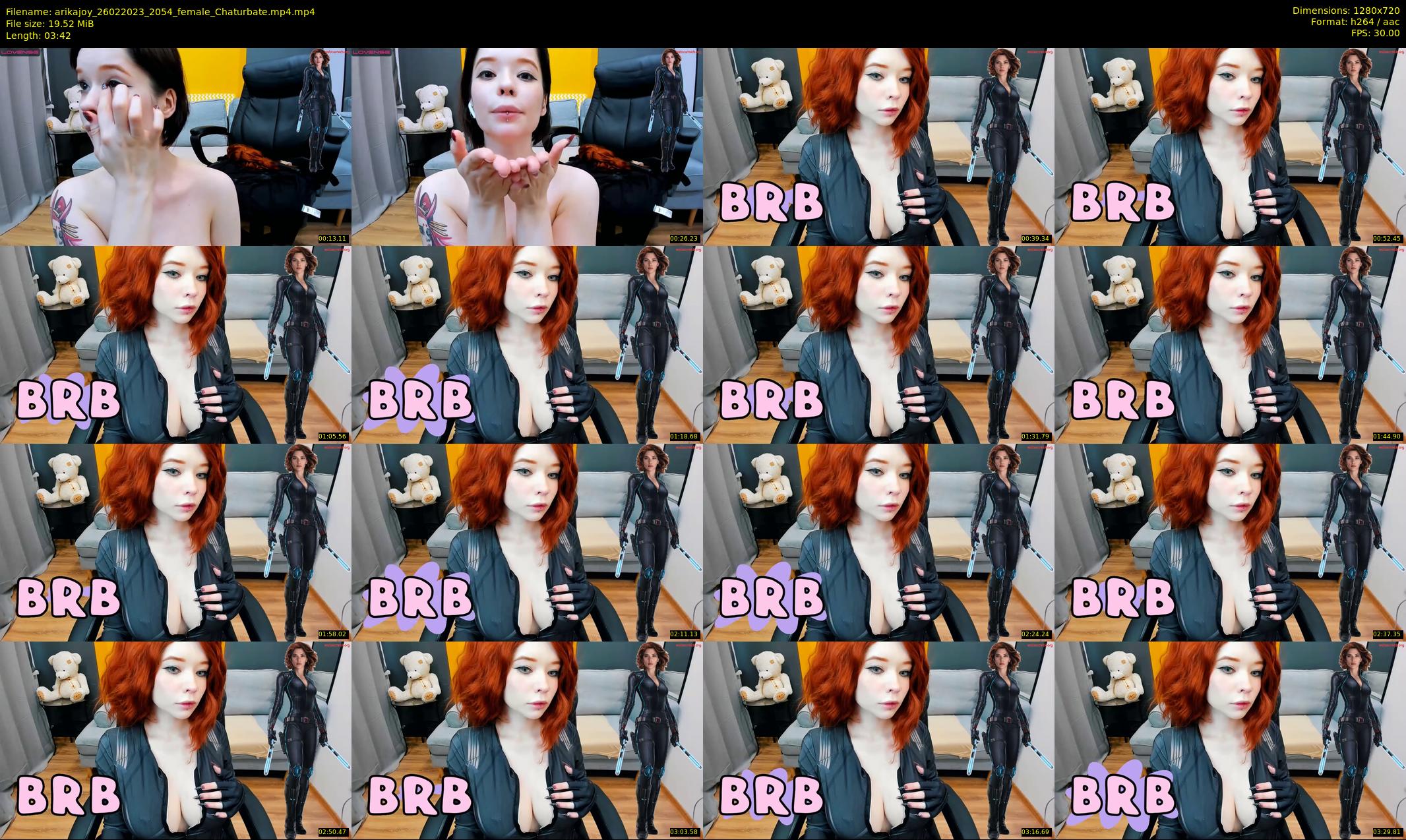 arikajoy — 4 minute Chaturbate female cam show recording, 720p, Feb 26, 2023
