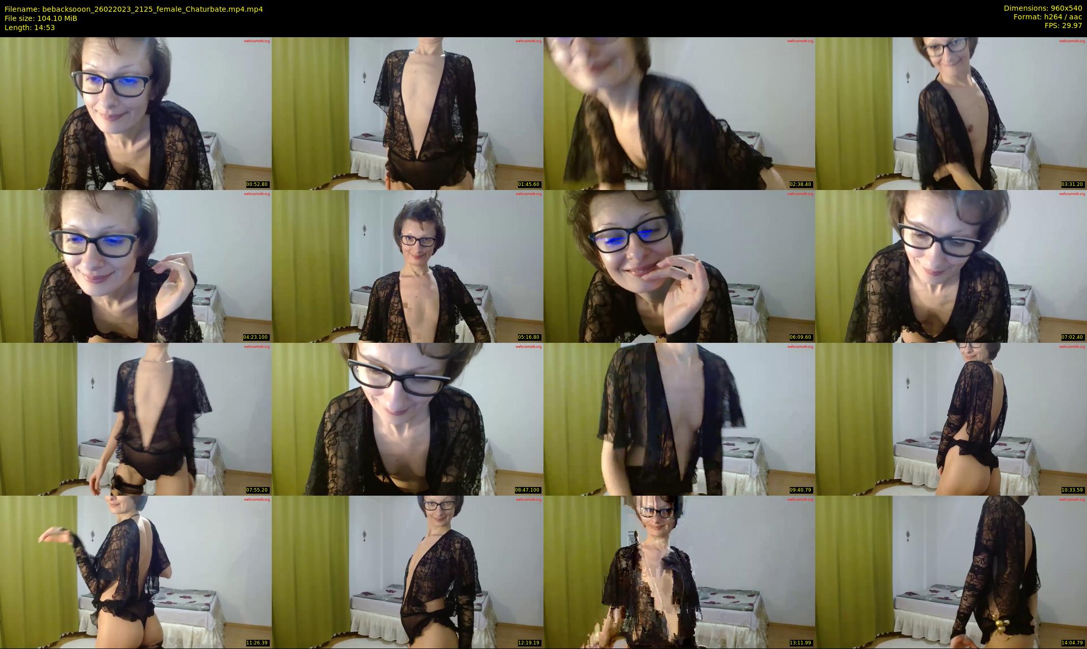 bebacksooon — 15 minute Chaturbate female cam show recording, 480p, Feb 26, 2023
