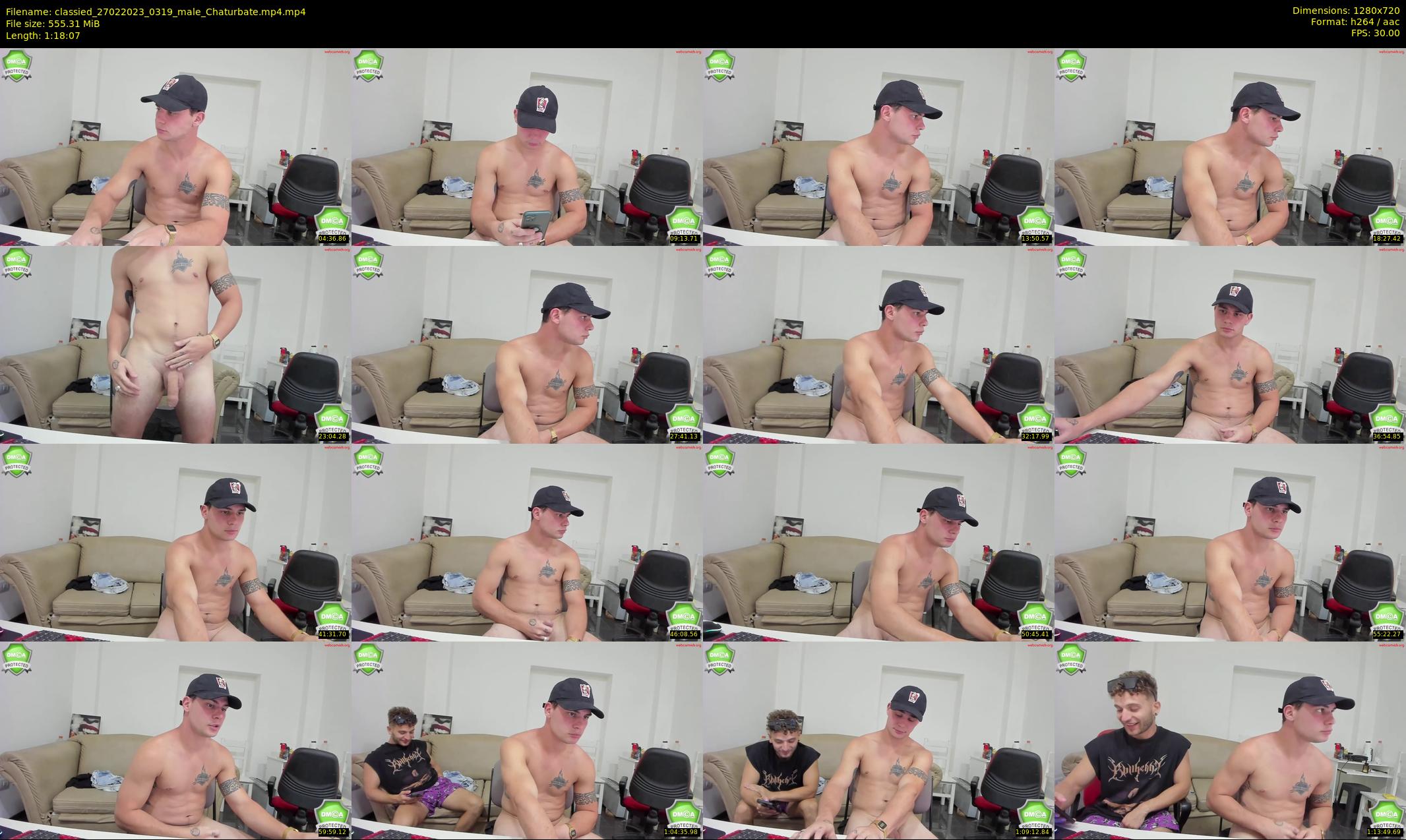 classied — 79 minute Chaturbate male cam show recording, 720p, Feb 27, 2023