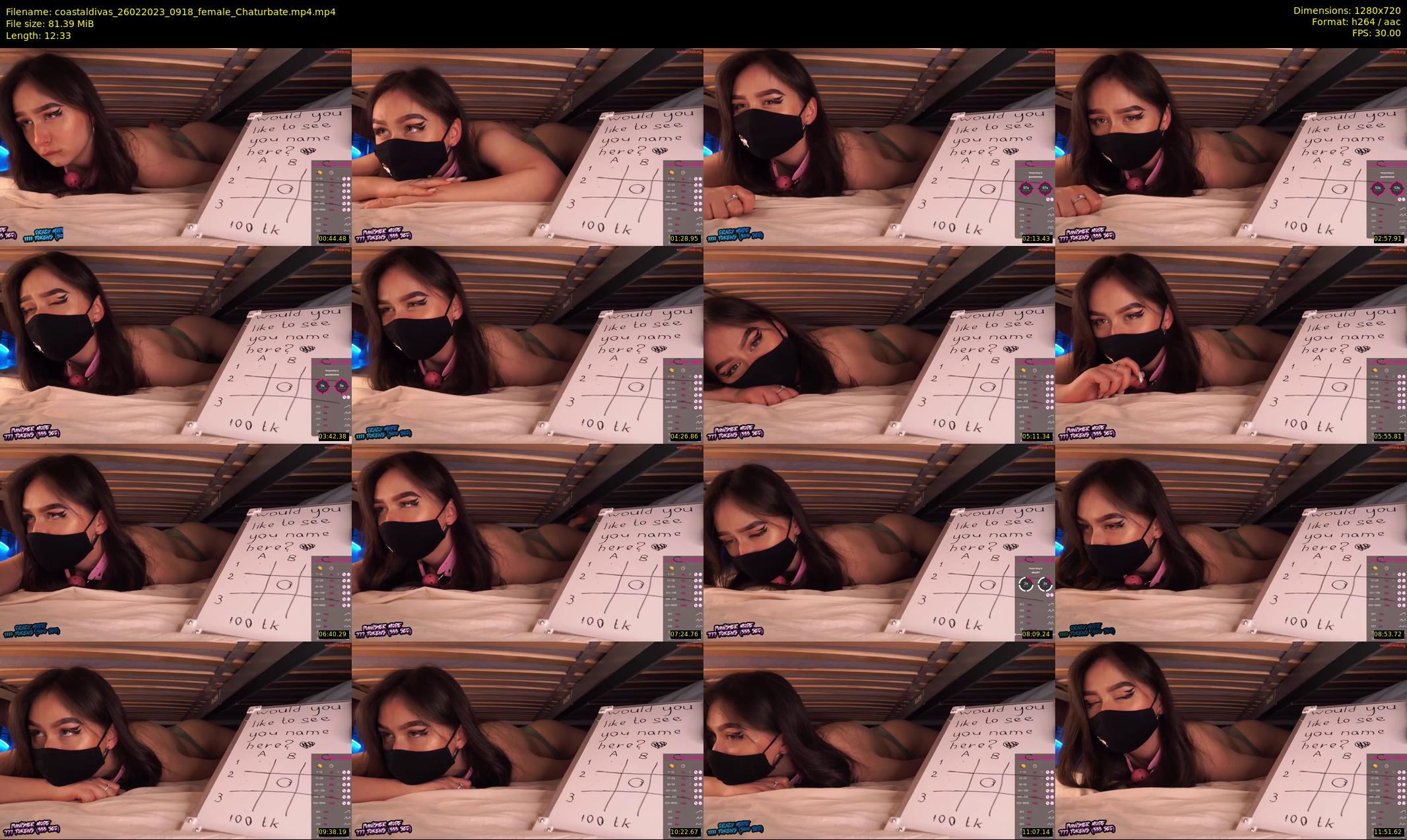 coastaldivas — 13 minute Chaturbate female cam show recording, 720p, Feb 26, 2023