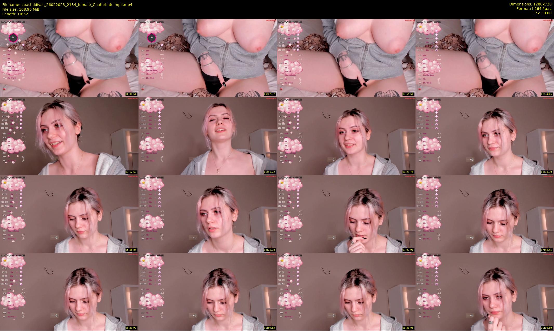 coastaldivas — 11 minute Chaturbate female cam show recording, 720p, Feb 26, 2023
