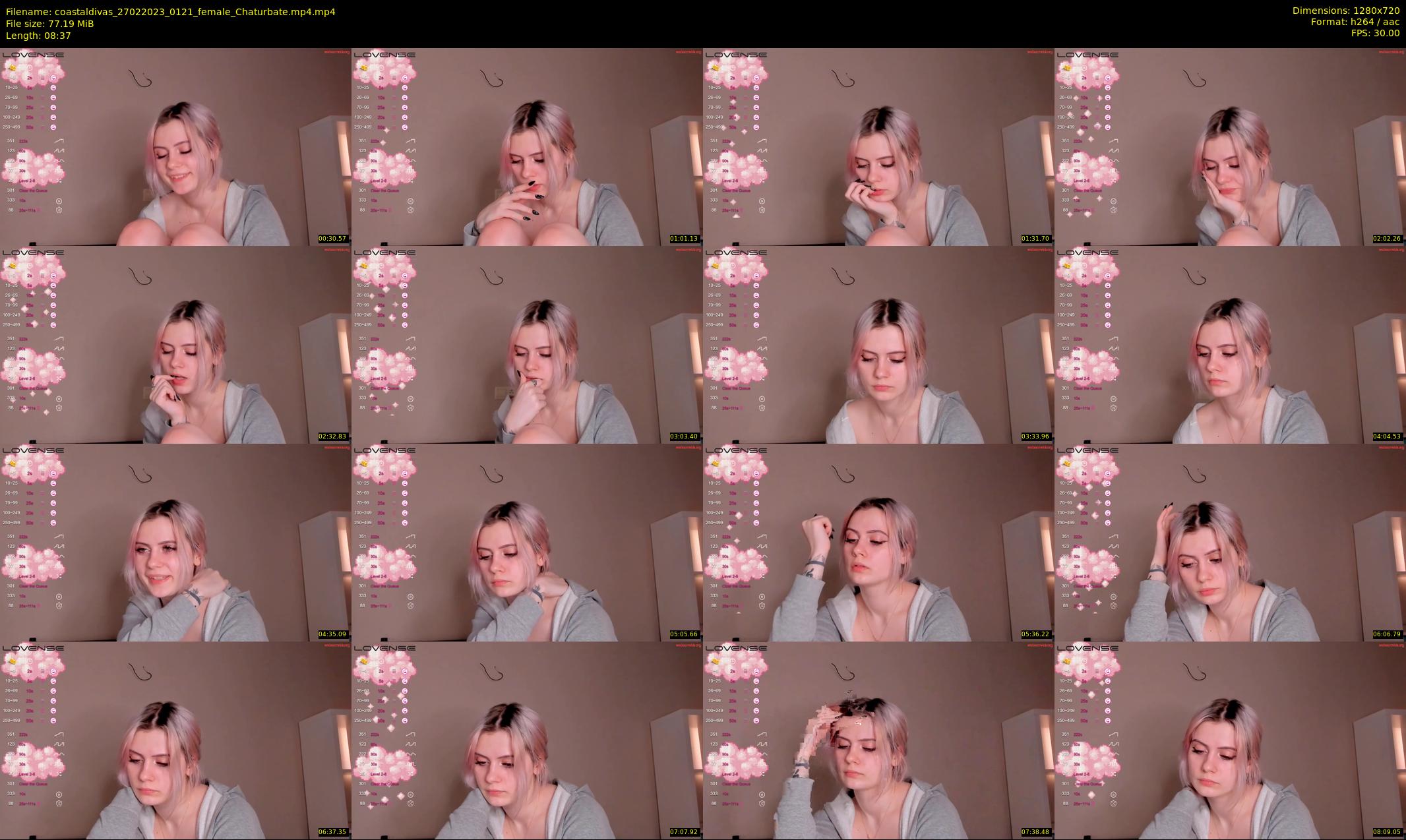coastaldivas — 9 minute Chaturbate female cam show recording, 720p, Feb 27, 2023