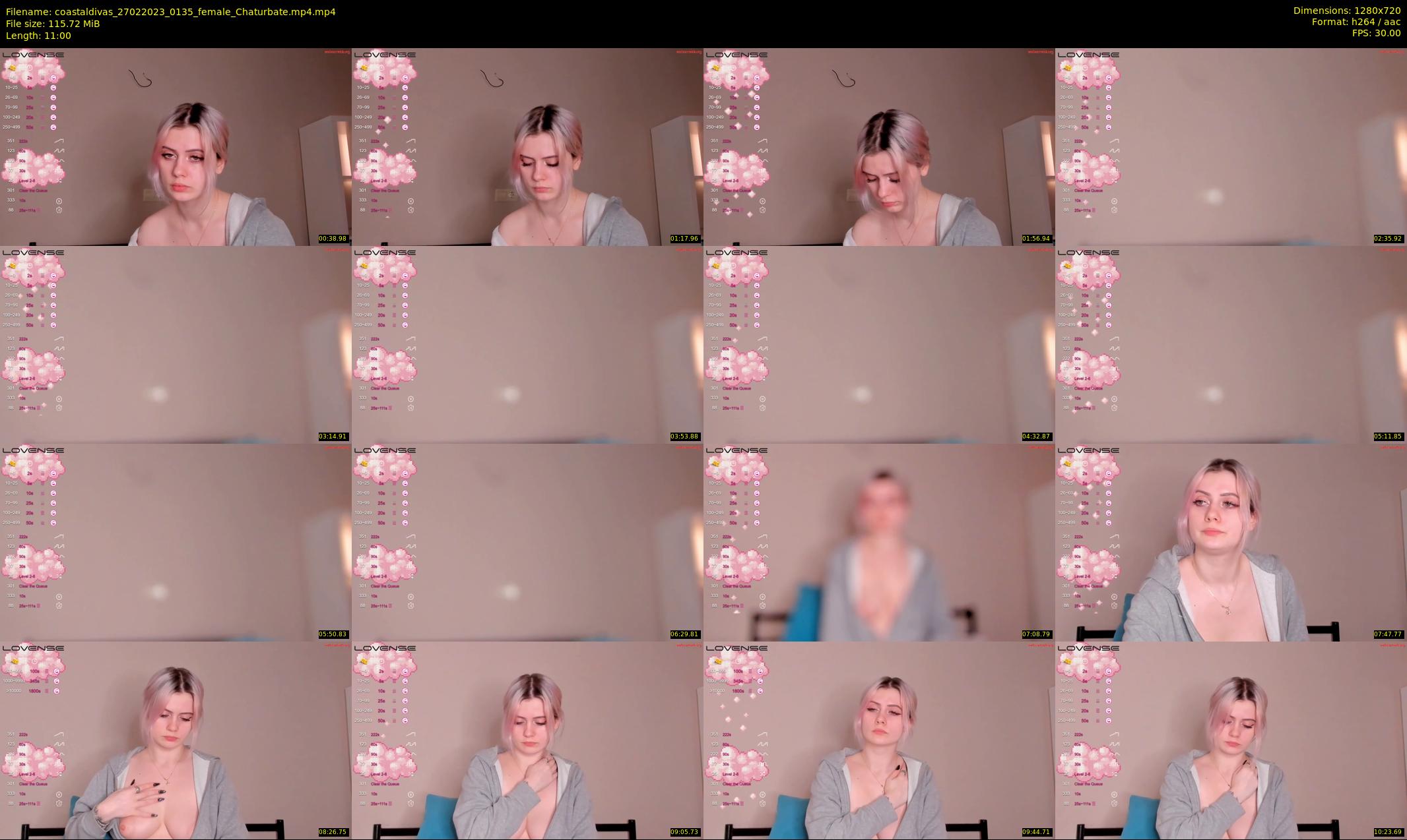 coastaldivas — 11 minute Chaturbate female cam show recording, 720p, Feb 27, 2023