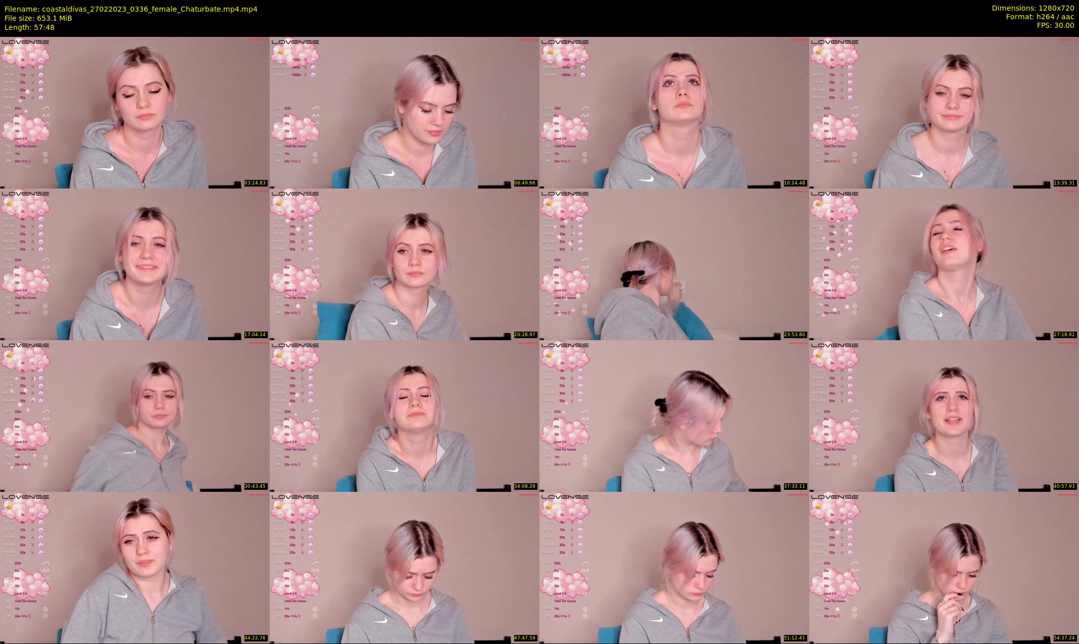 coastaldivas — 58 minute Chaturbate female cam show recording, 720p, Feb 27, 2023
