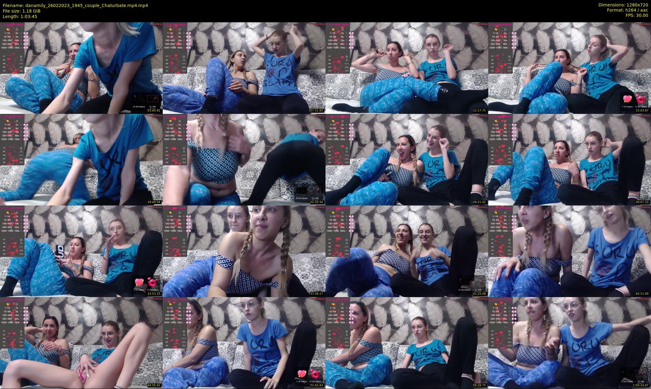 danamily — 64 minute Chaturbate female cam show recording, 720p, Feb 26, 2023