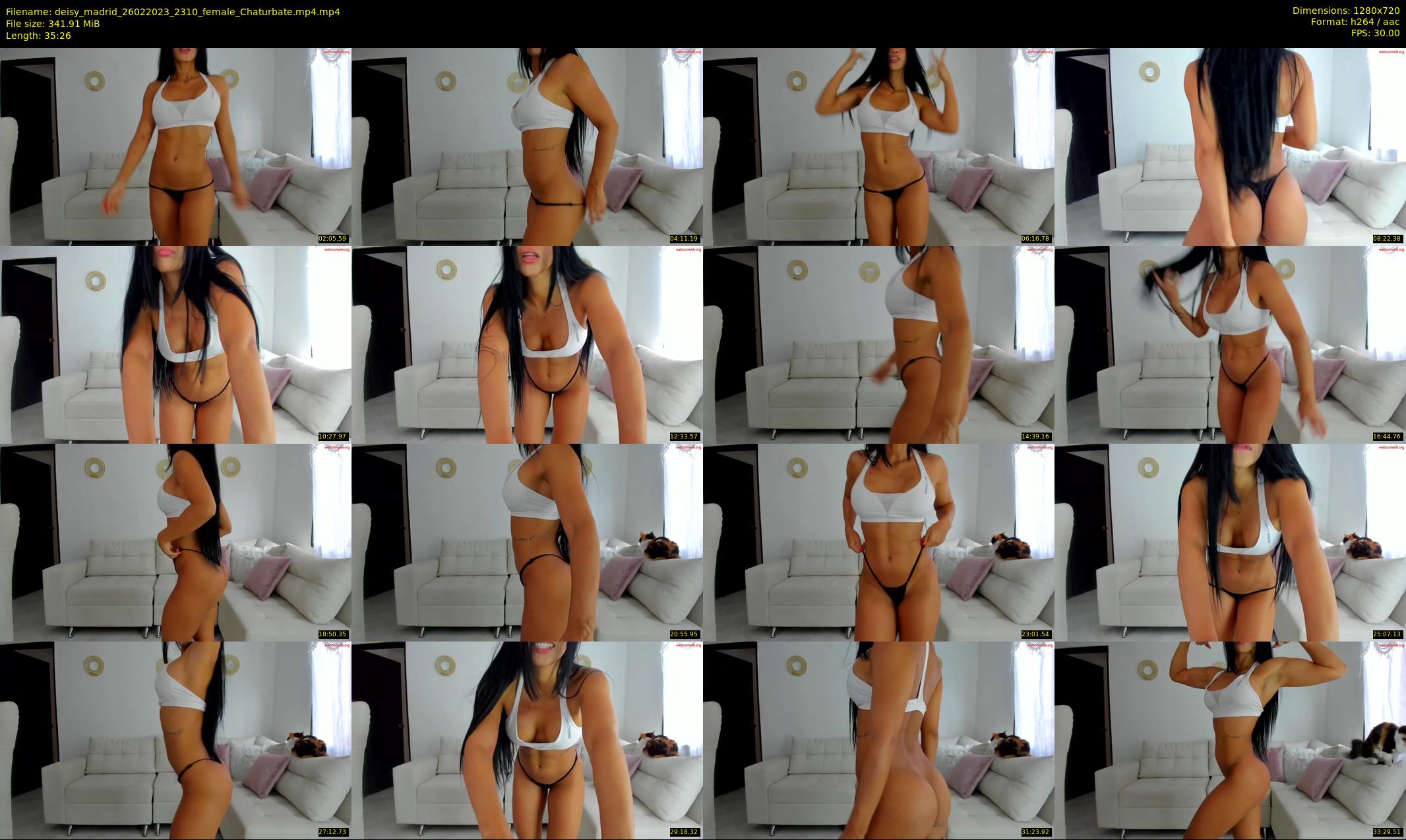 deisy_madrid — 36 minute Chaturbate female cam show recording, 720p, Feb 26, 2023