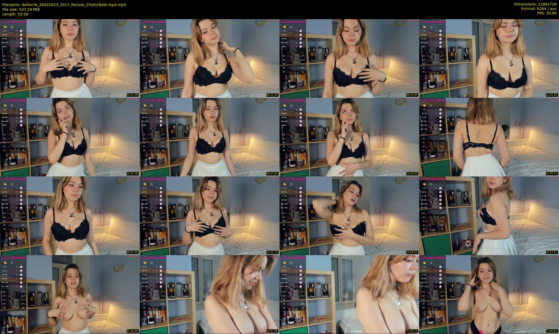 dollorrie — 54 minute Chaturbate couple cam show recording, 720p, Feb 26, 2023