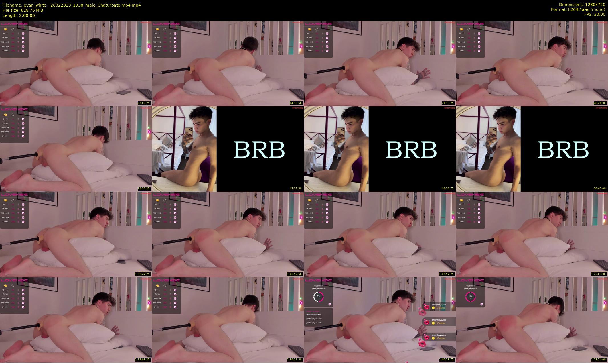 evan_white_ — 120 minute Chaturbate male cam show recording, 720p, Feb 26, 2023
