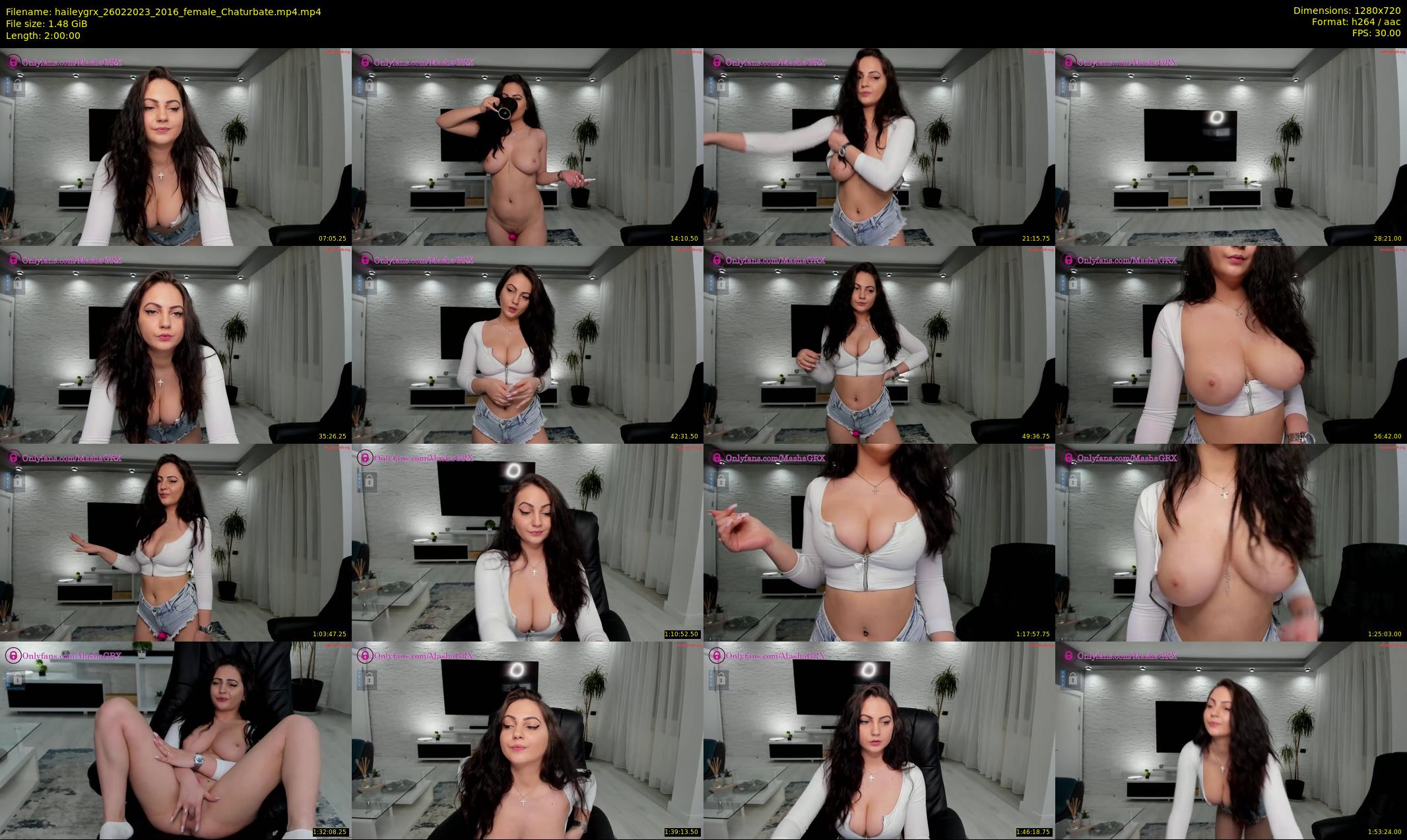 haileygrx — 120 minute Chaturbate female cam show recording, 720p, Feb 26, 2023