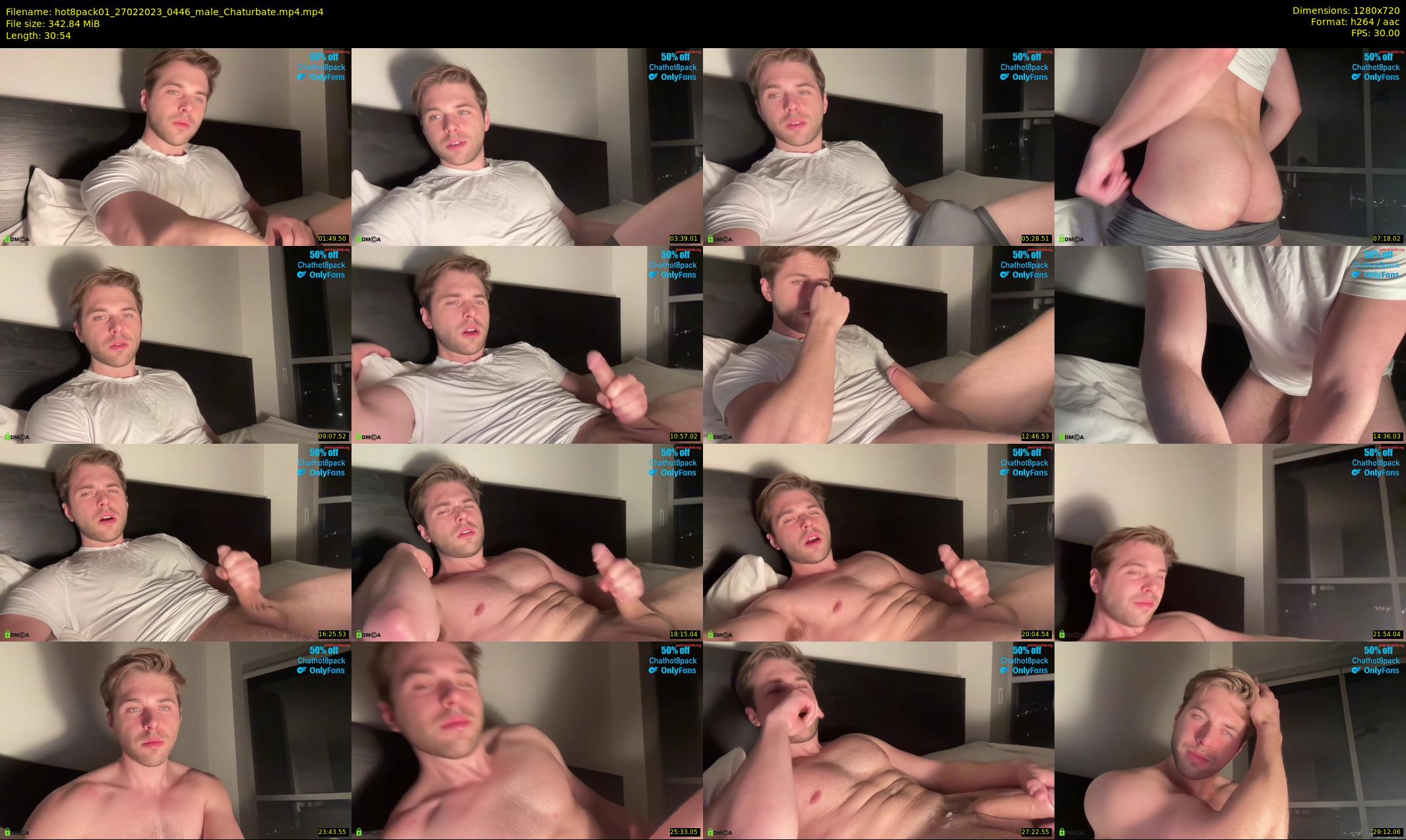 hot8pack01 — 31 minute Chaturbate male cam show recording, 720p, Feb 27, 2023