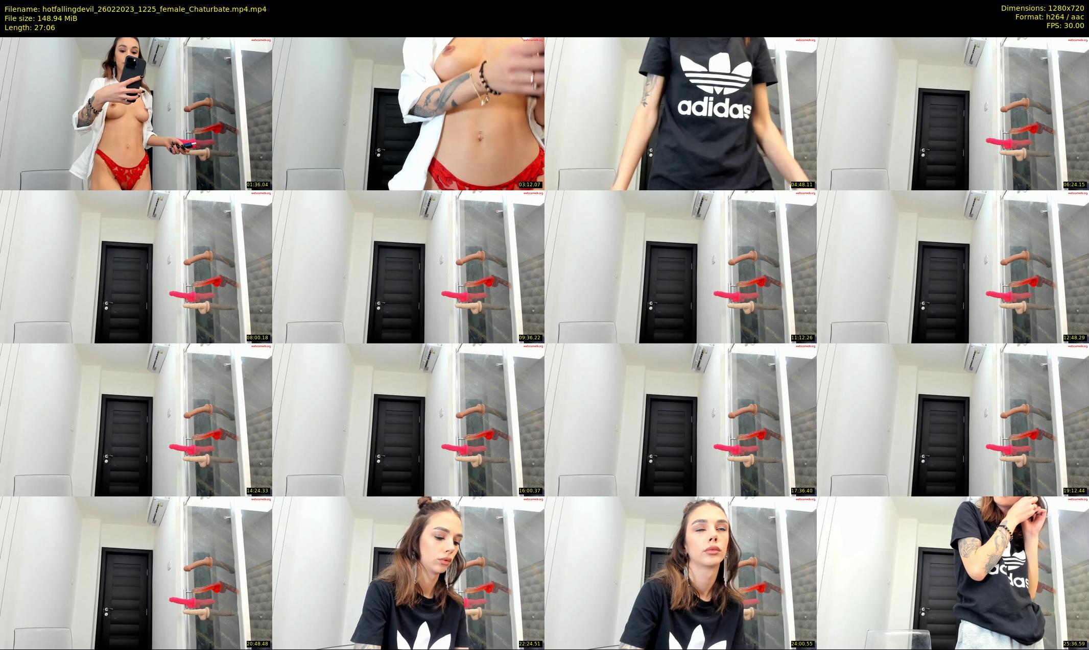 hotfallingdevil — 28 minute Chaturbate female cam show recording, 720p, Feb 26, 2023