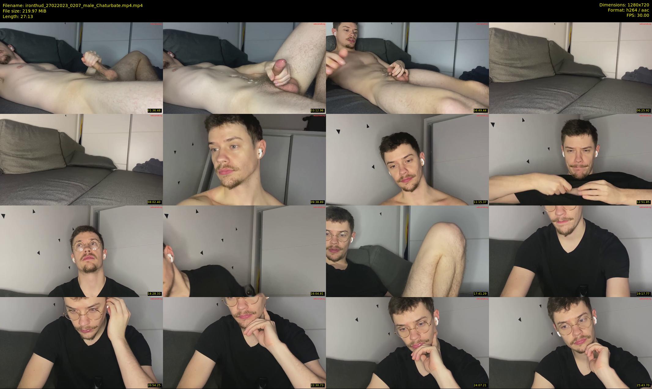 ironthud — 28 minute Chaturbate male cam show recording, 720p, Feb 27, 2023