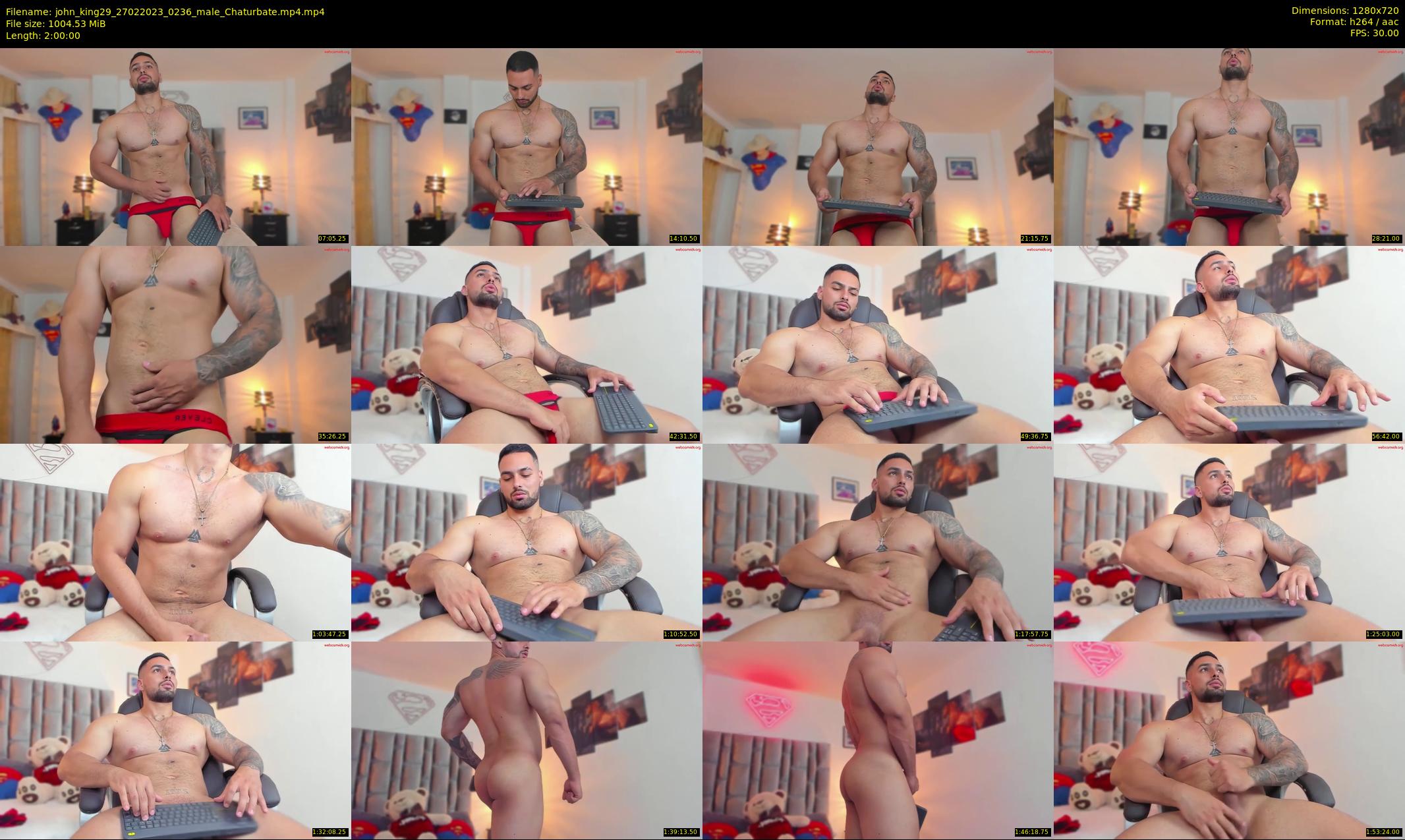 john_king29 — 120 minute Chaturbate male cam show recording, 720p, Feb 27, 2023
