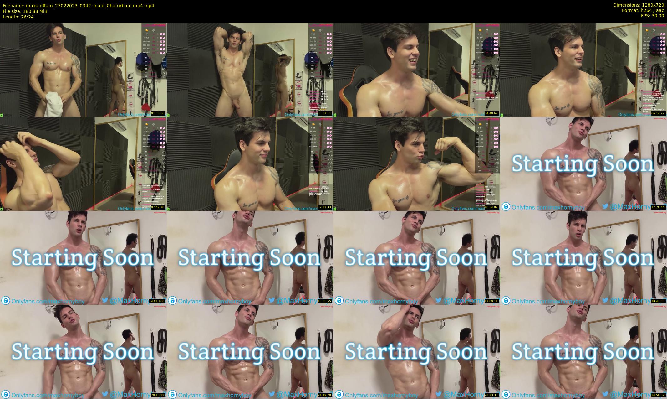 maxandtam — 27 minute Chaturbate couple cam show recording, 720p, Feb 27, 2023
