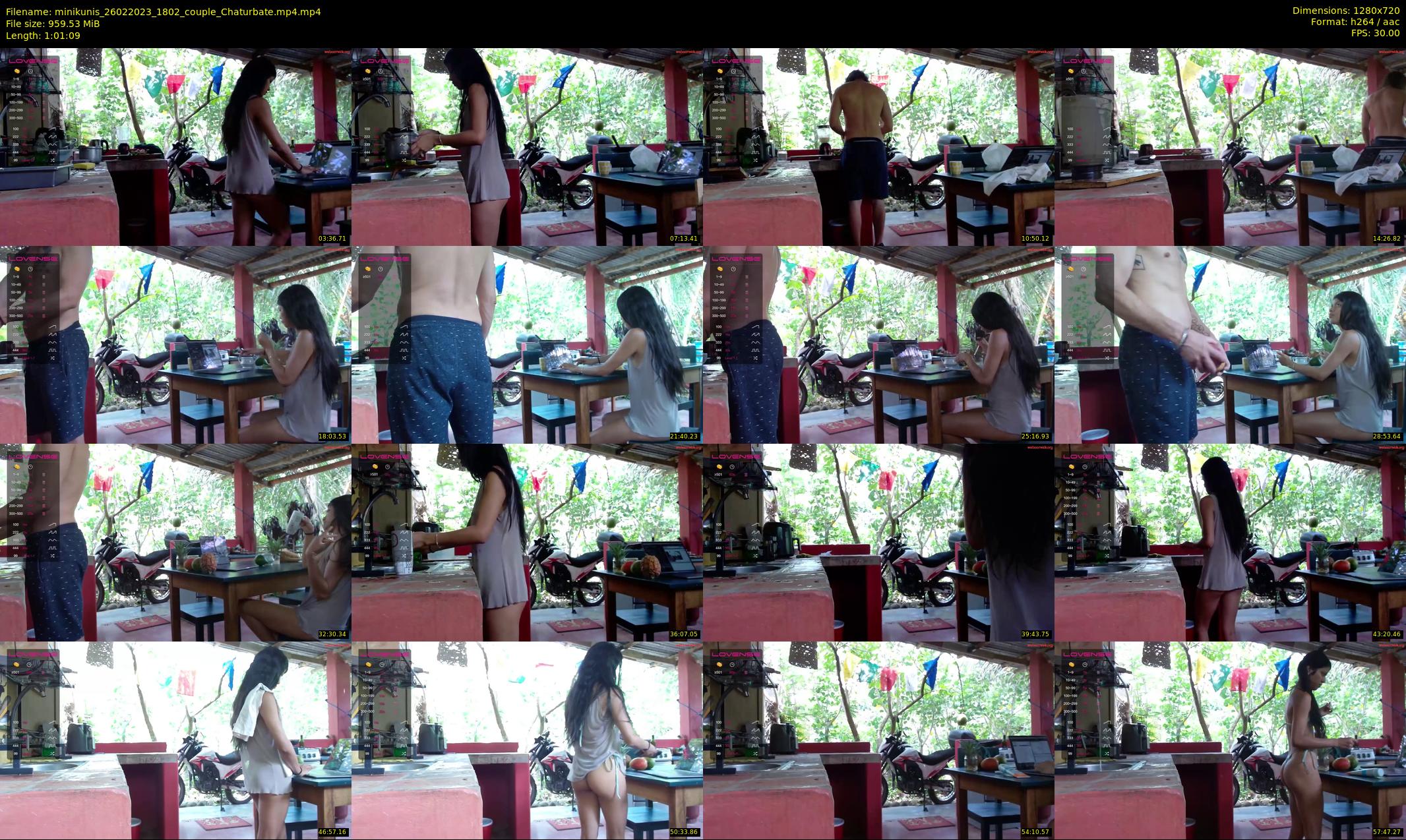 minikunis — 62 minute Chaturbate couple cam show recording, 720p, Feb 26, 2023
