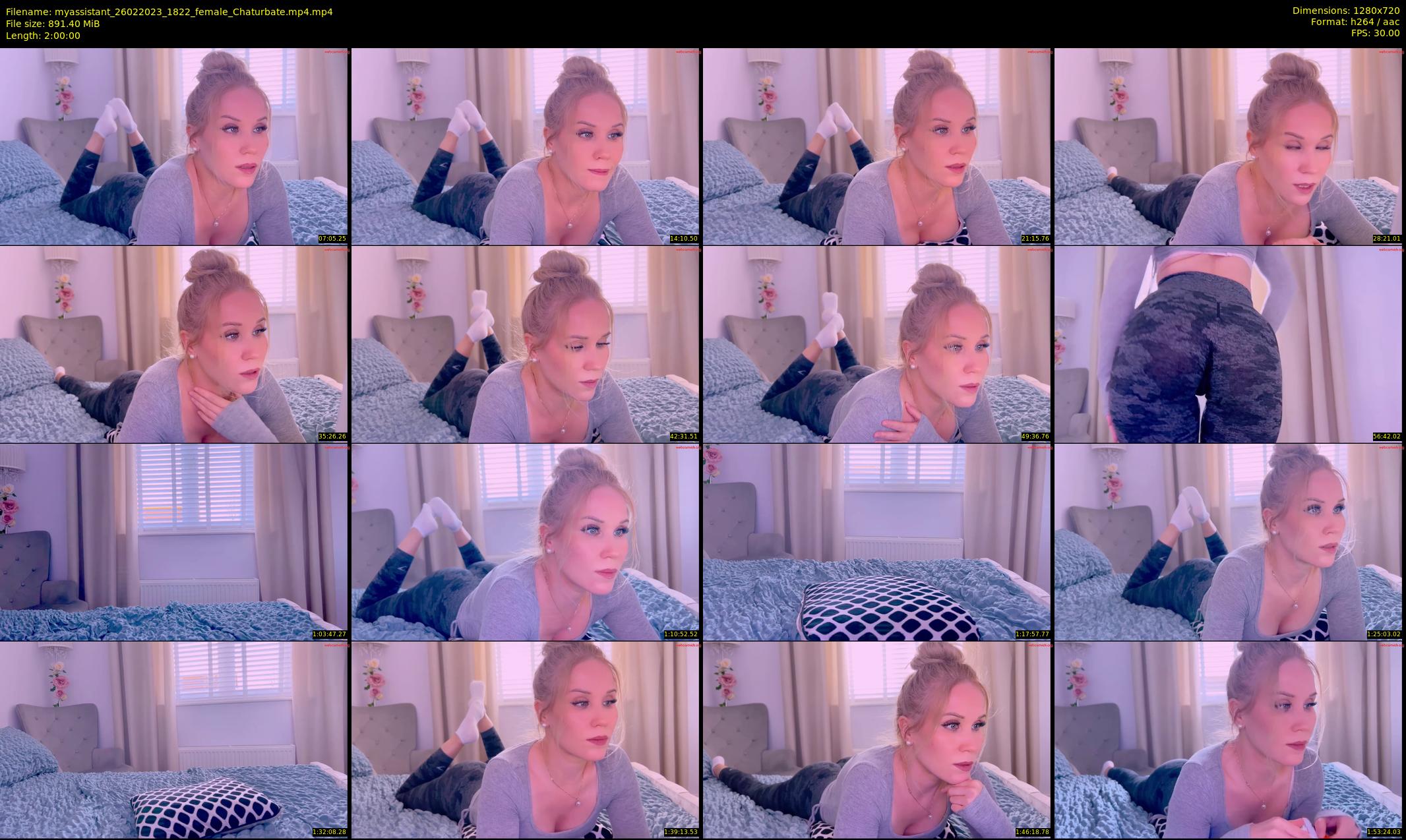 myassistant — 120 minute Chaturbate female cam show recording, 720p, Feb 26, 2023