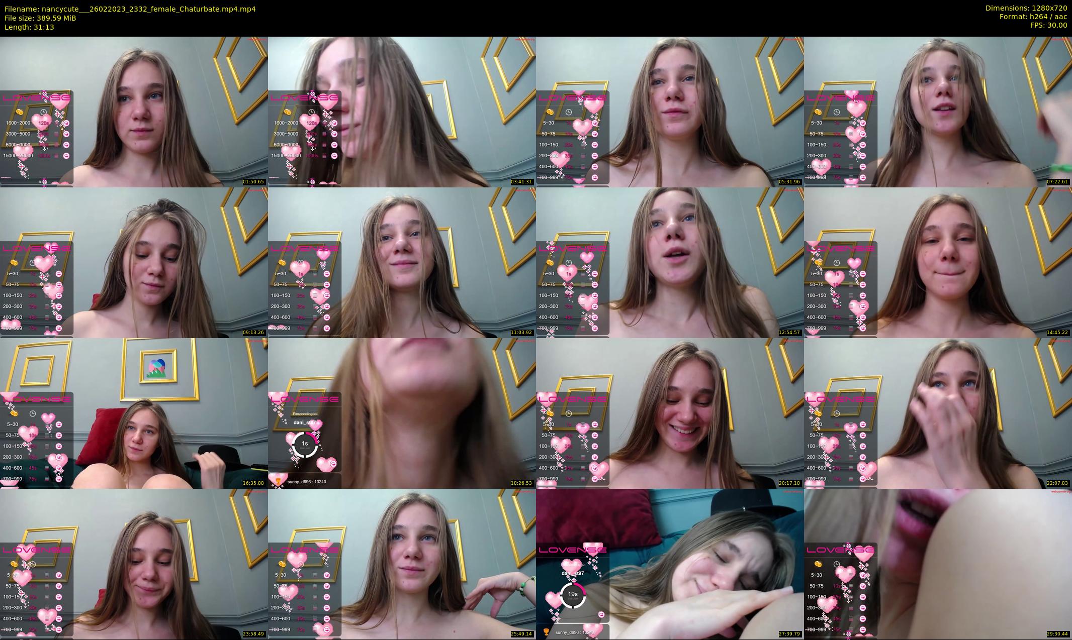 nancycute__ — 32 minute Chaturbate female cam show recording, 720p, Feb 26, 2023