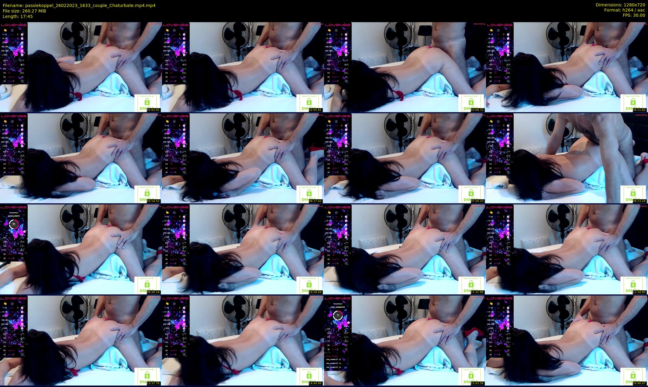passiekoppel — 18 minute Chaturbate couple cam show recording, 720p, Feb 26, 2023
