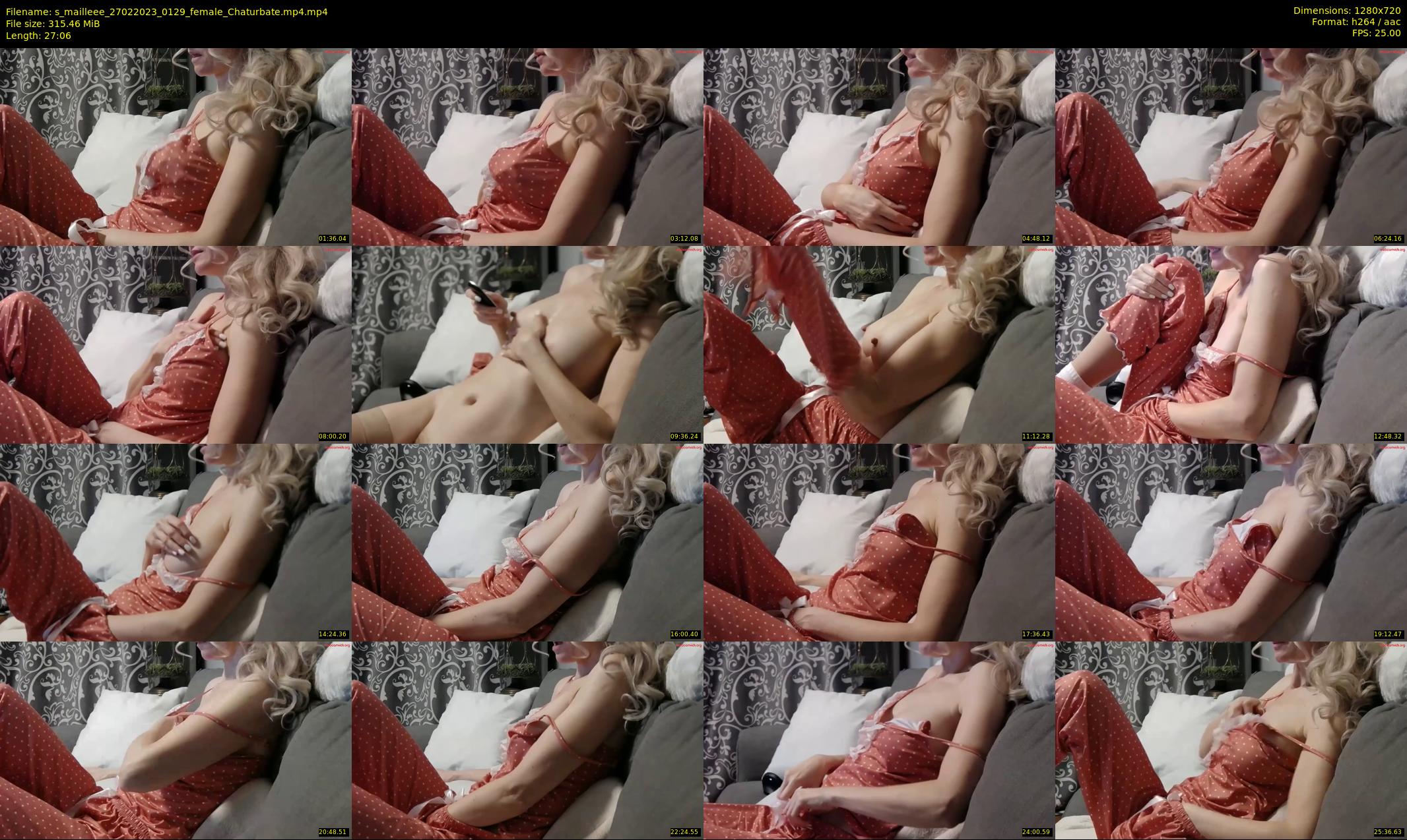 s_mailleee — 28 minute Chaturbate female cam show recording, 720p, Feb 27, 2023